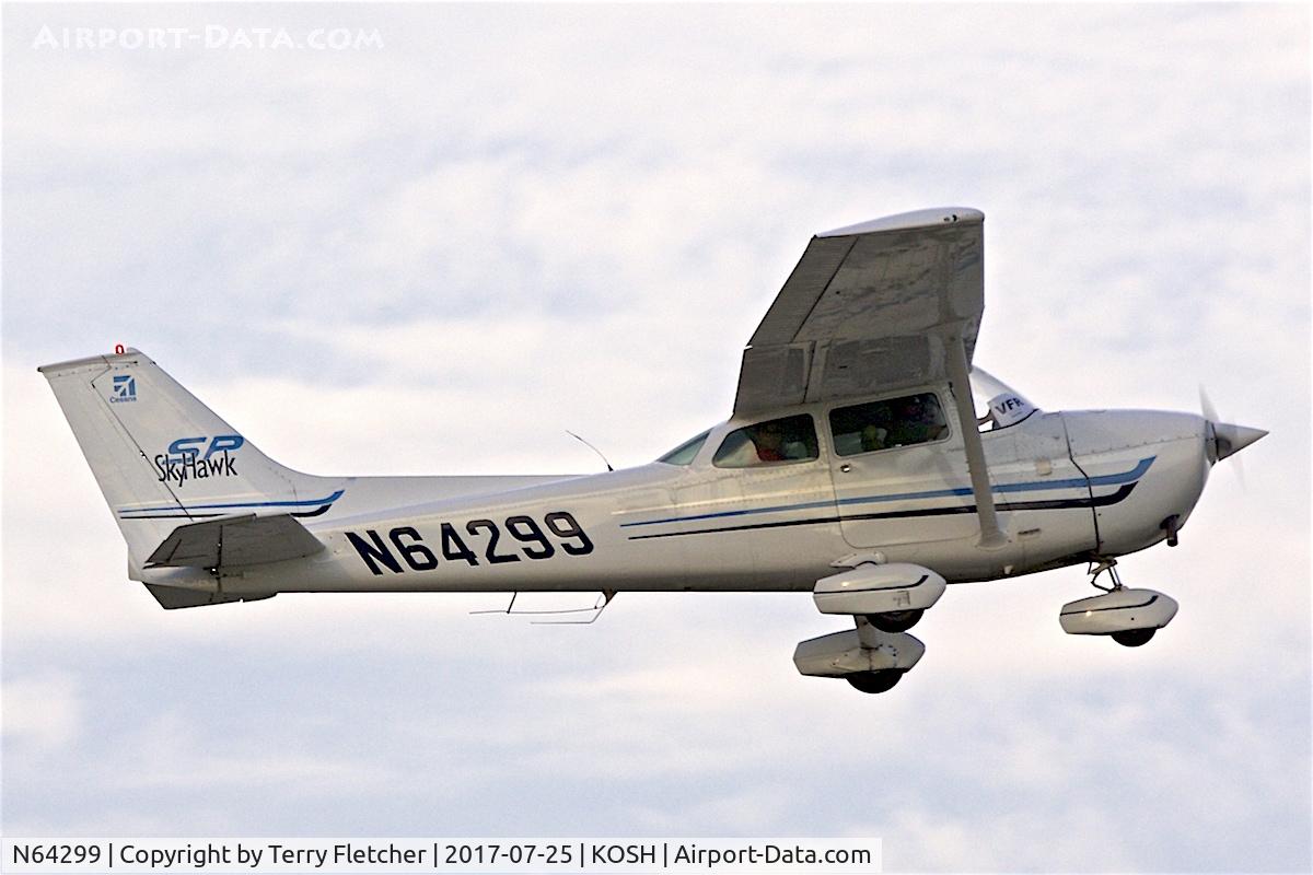 N64299, 1975 Cessna 172M C/N 17265150, at 2017 EAA AirVenture at Oshkosh