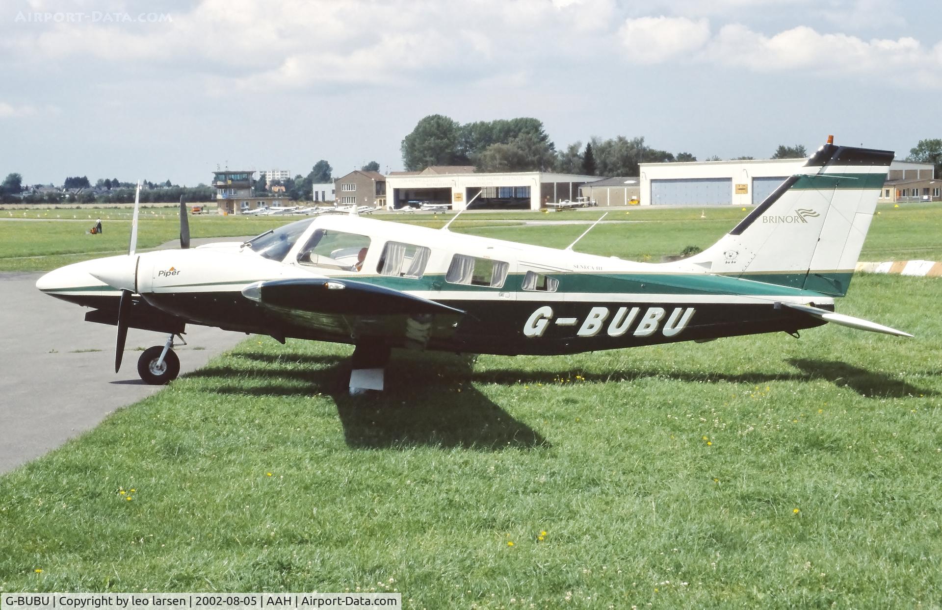 G-BUBU, 1982 Piper PA-34-220T Seneca III C/N 34-8233060, Aachen 5.8.2002