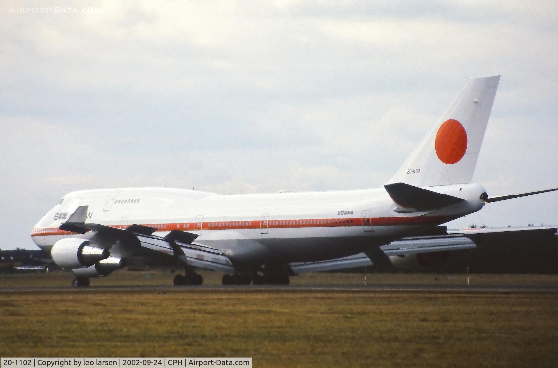 20-1102, 1991 Boeing 747-47C C/N 24731/0839, Copenhagen 24.9.2002