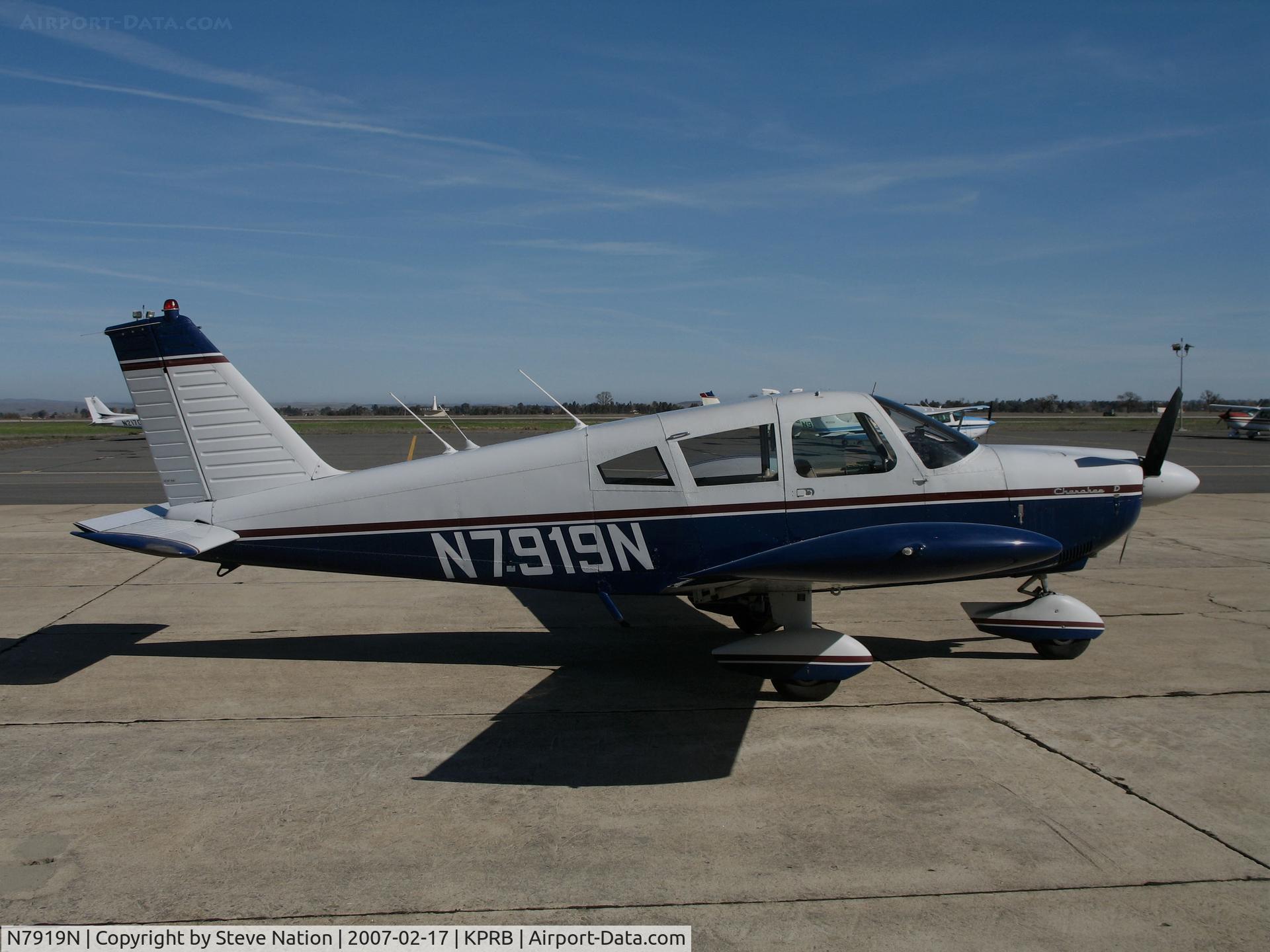 N7919N, 1969 Piper PA-28-180 C/N 28-5330, 1969 Piper PA-28-180 Cherokee visiting@ Paso Robles Municipal Airport, CA