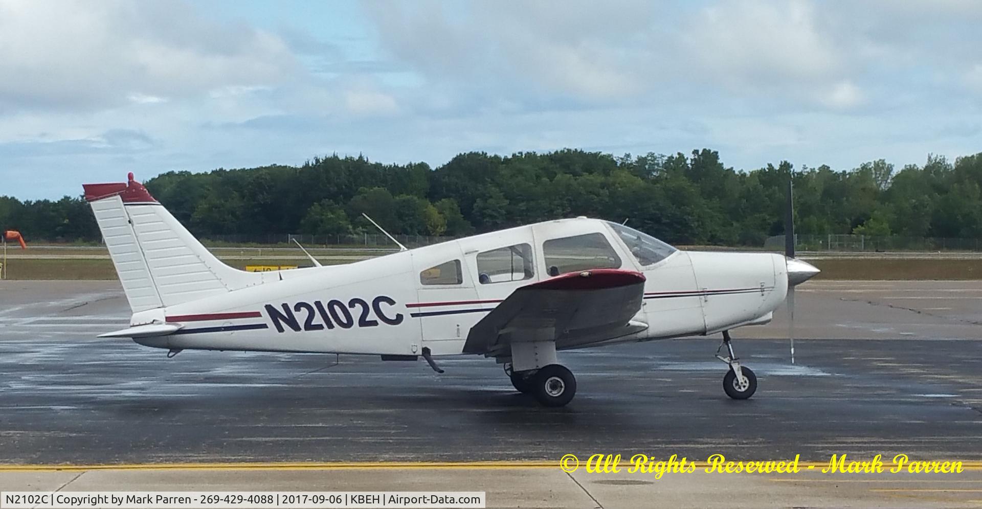N2102C, 1978 Piper PA-28-161 Cherokee Warrior II C/N 28-7916130, Stopping in Benton Harbor, Michigan