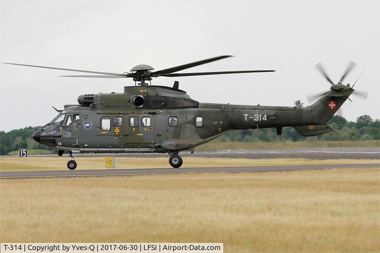 T-314, 1991 Aerospatiale TH89 Super Puma (AS-332M1) C/N 2328, Aerospatiale TH89 Super Puma, Landing, St Dizier-Robinson Air Base 113 (LFSI) Open day 2017
