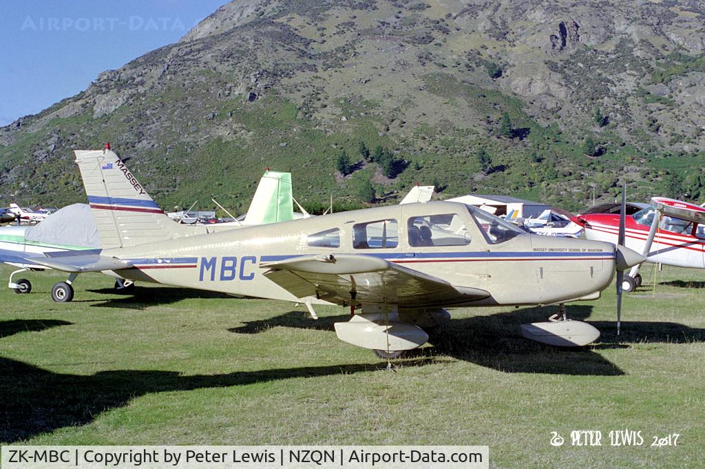 ZK-MBC, 1981 Piper PA-28-161 Cherokee Warrior II C/N 28-8216020, Massey University, Palmerston North 1998