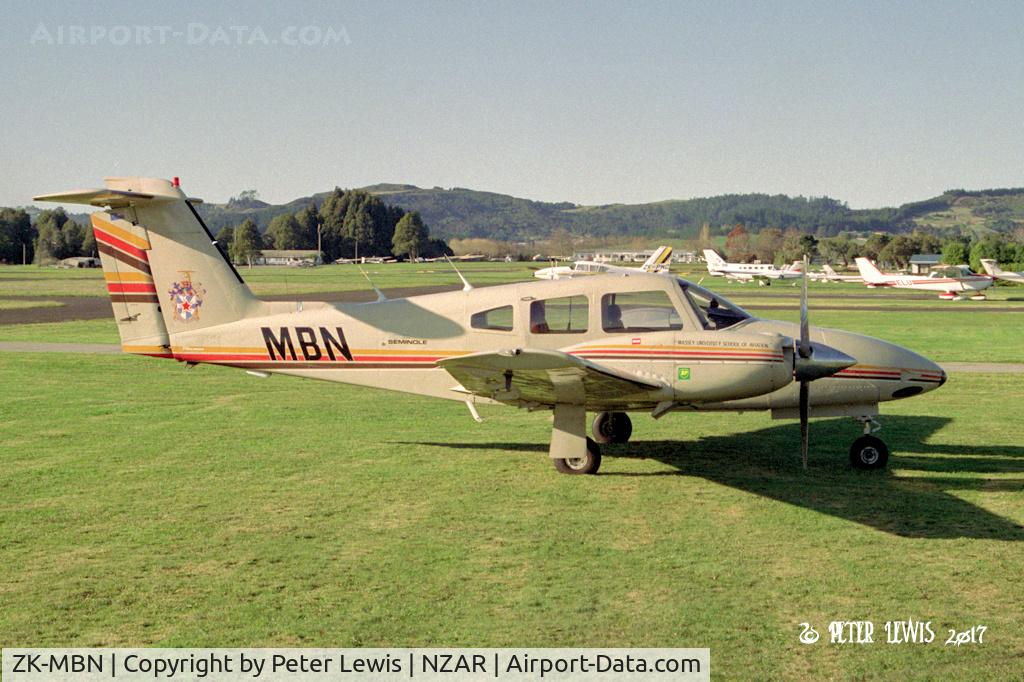 ZK-MBN, Piper PA-44-180T Turbo Seminole C/N 44-8107064, Massey University, Palmerston North  1994