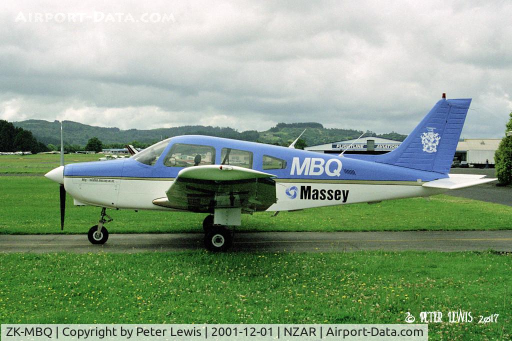 ZK-MBQ, Piper PA-28-161 Cherokee Warrior II C/N 28-8416035, Massey University, Palmerston North