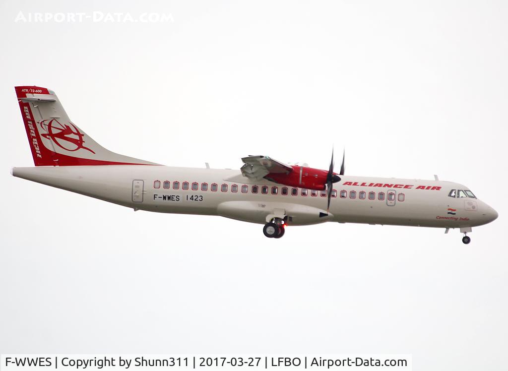 F-WWES, 2017 ATR 72-600 (72-212A) C/N 1423, C/n 1423 - To be VT-RKG