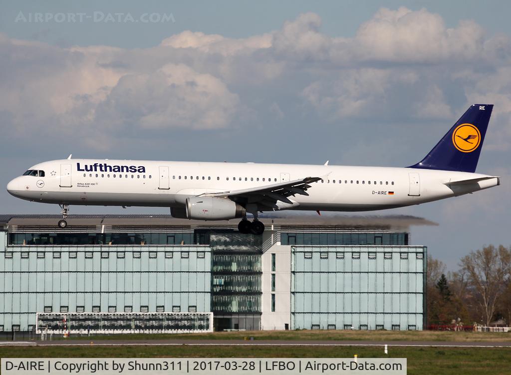 D-AIRE, 1994 Airbus A321-131 C/N 0484, Landing rwy 32R