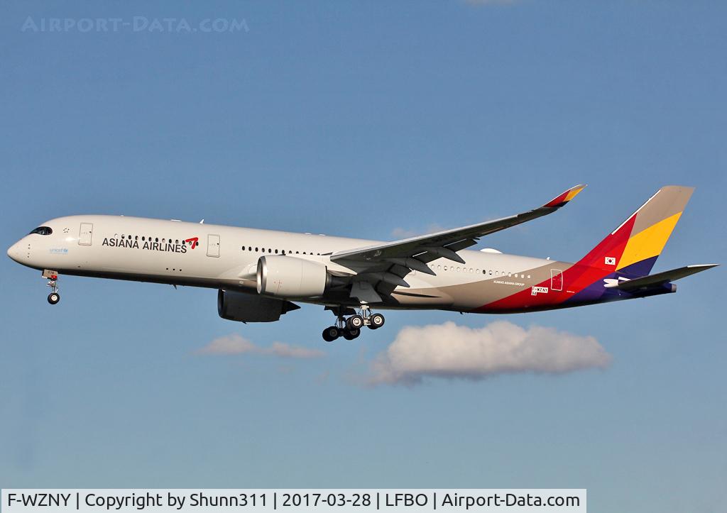 F-WZNY, 2017 Airbus A350-941 C/N 094, C/n 0094 - To be HL8078