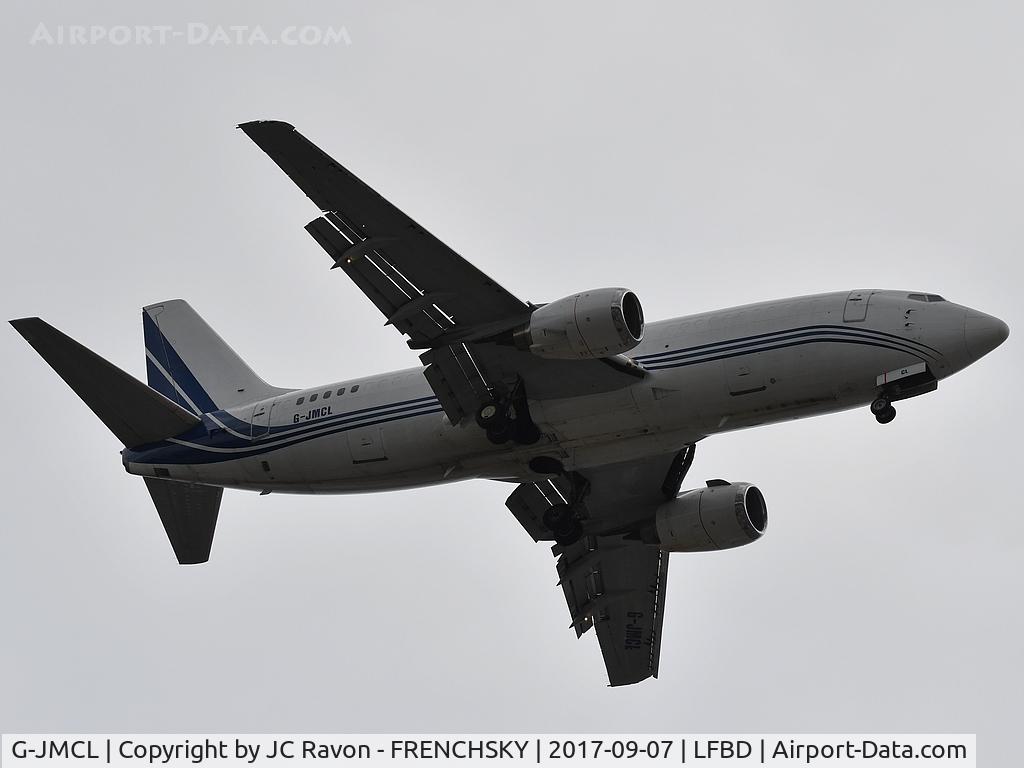 G-JMCL, 1988 Boeing 737-322F C/N 23951, Atlantic Airlines from Pais Le Bourget landing runway 23