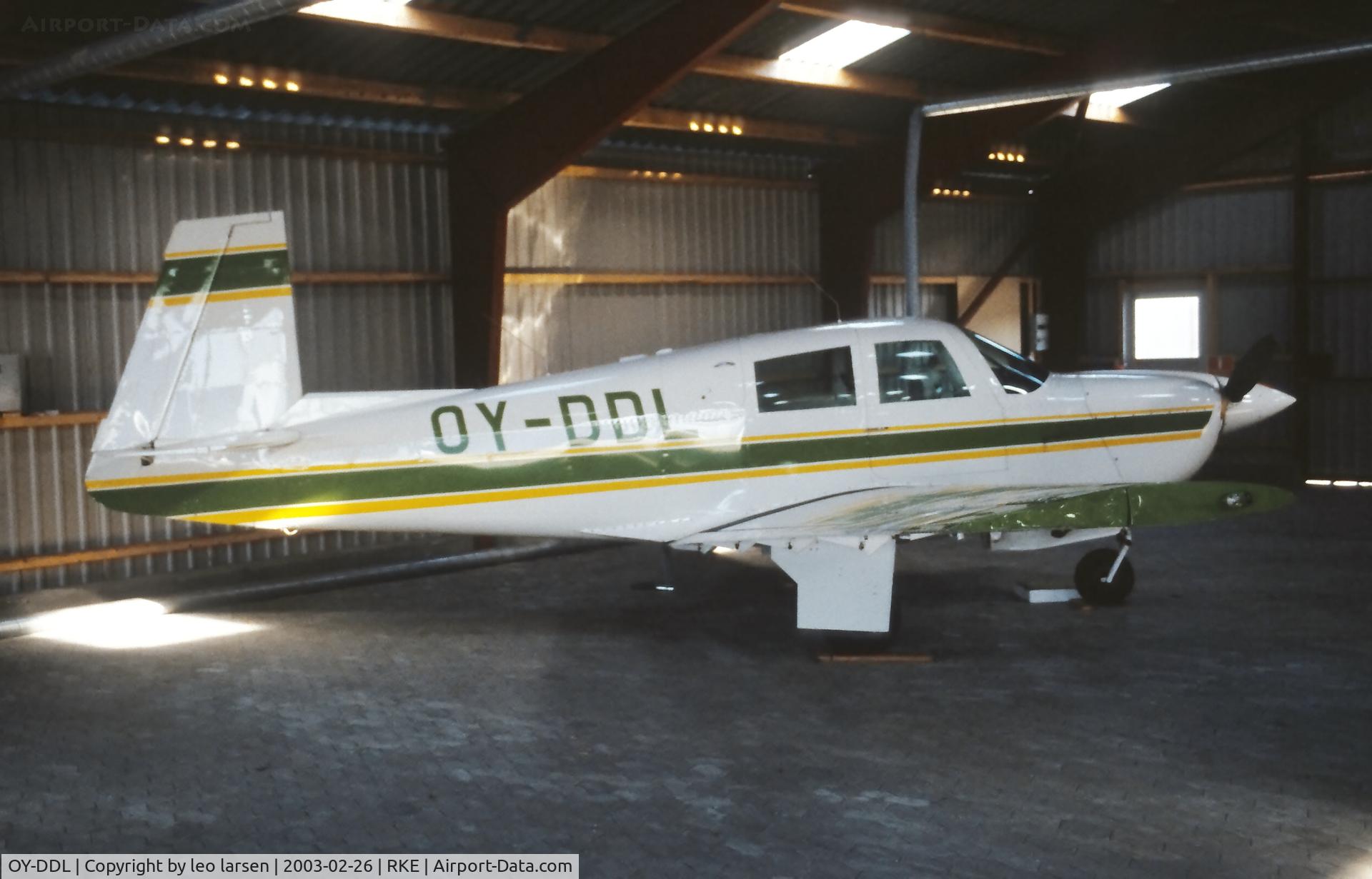 OY-DDL, 1965 Mooney M20C Ranger C/N 2920, Roskilde 26.2.2003