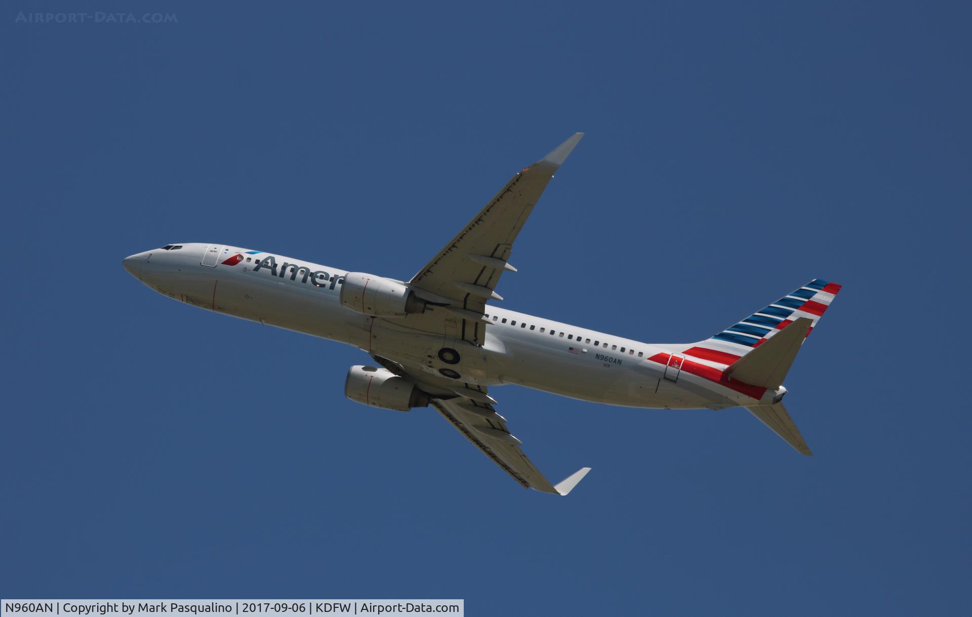 N960AN, 2001 Boeing 737-823 C/N 29542, Boeing 737-800