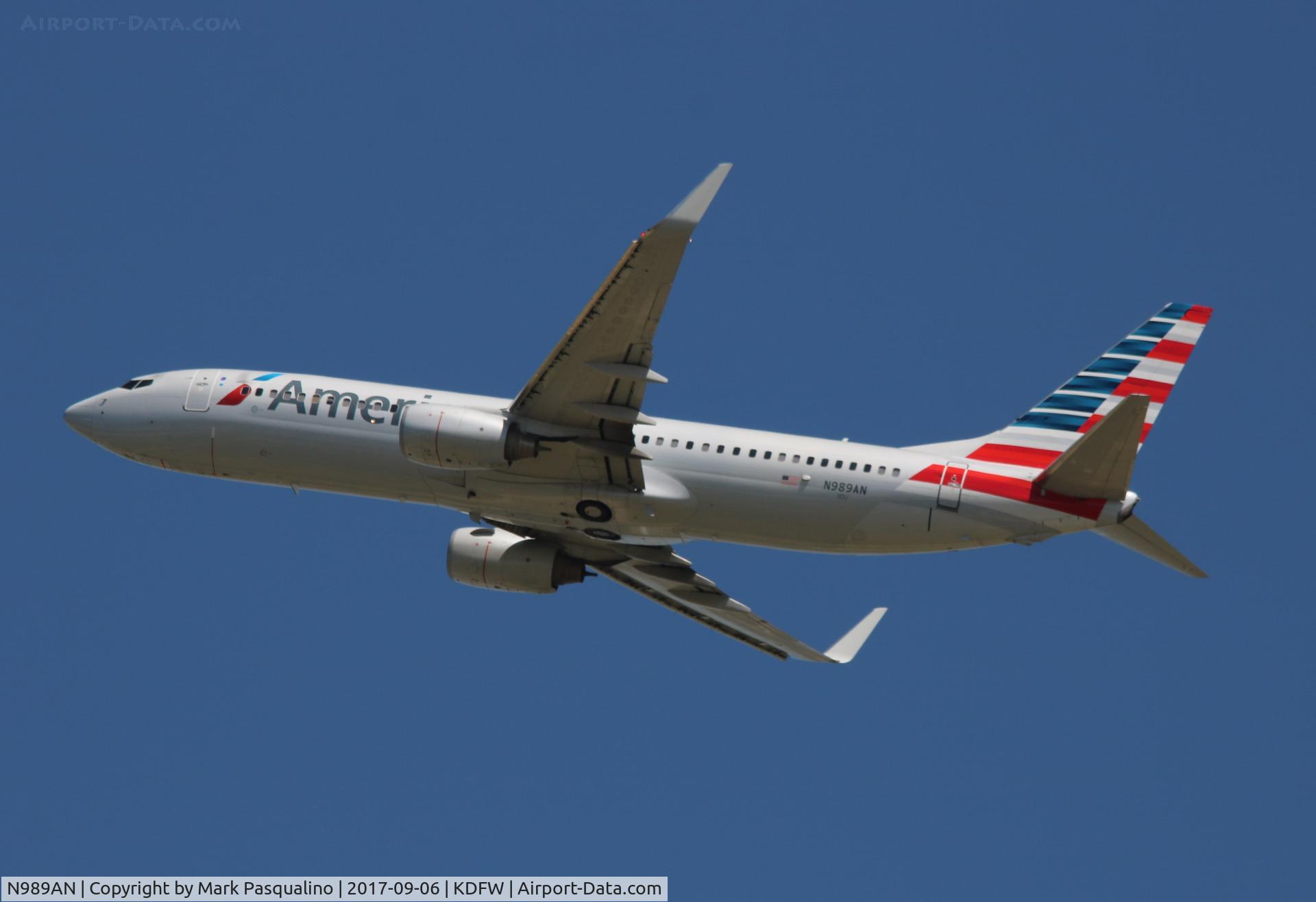 N989AN, 2009 Boeing 737-823 C/N 33205, Boeing 737-800
