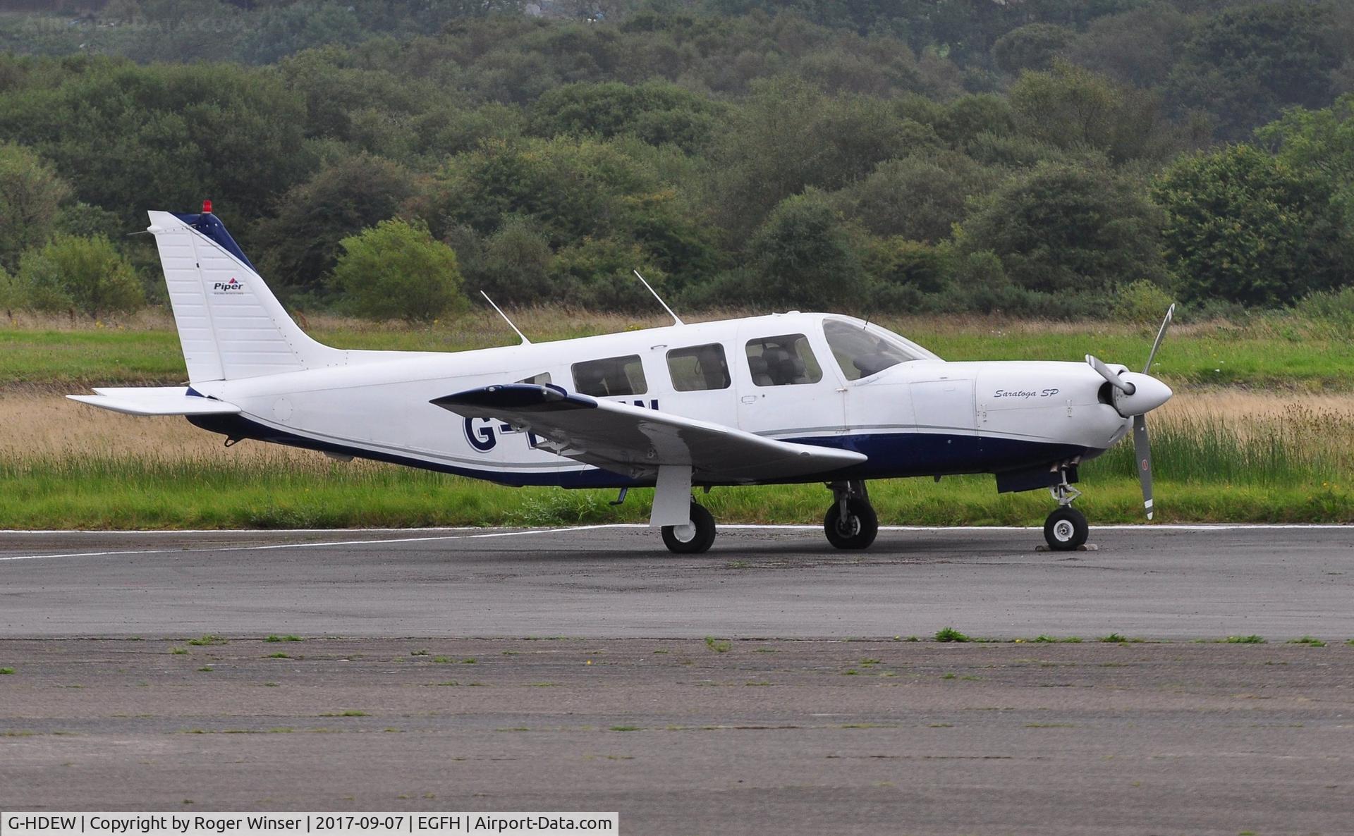 G-HDEW, 1989 Piper PA-32R-301 Saratoga SP C/N 3213026, Visiting Saratoga SP.