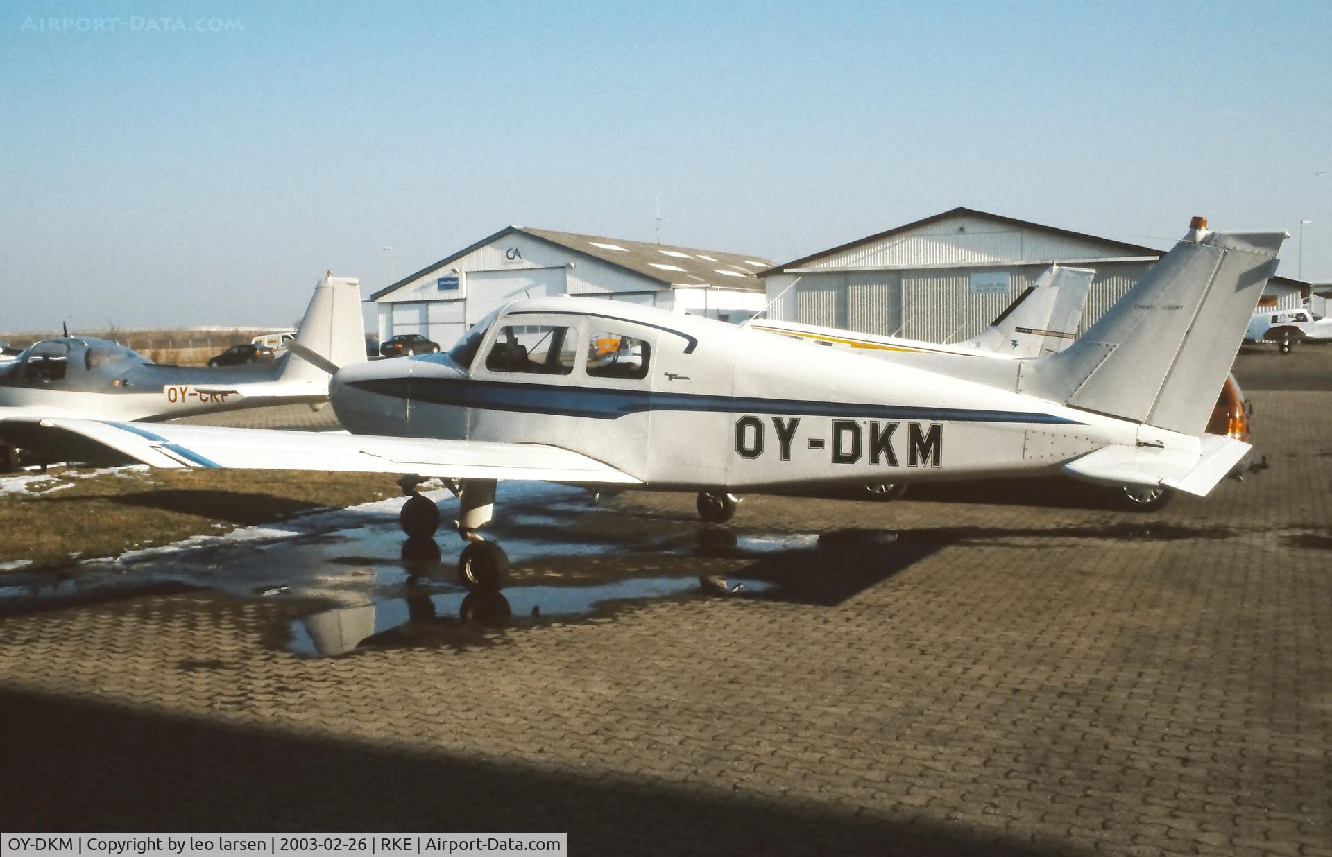 OY-DKM, 1967 Beech A23-19 C/N MB-193, Roskilde 26.2.2003