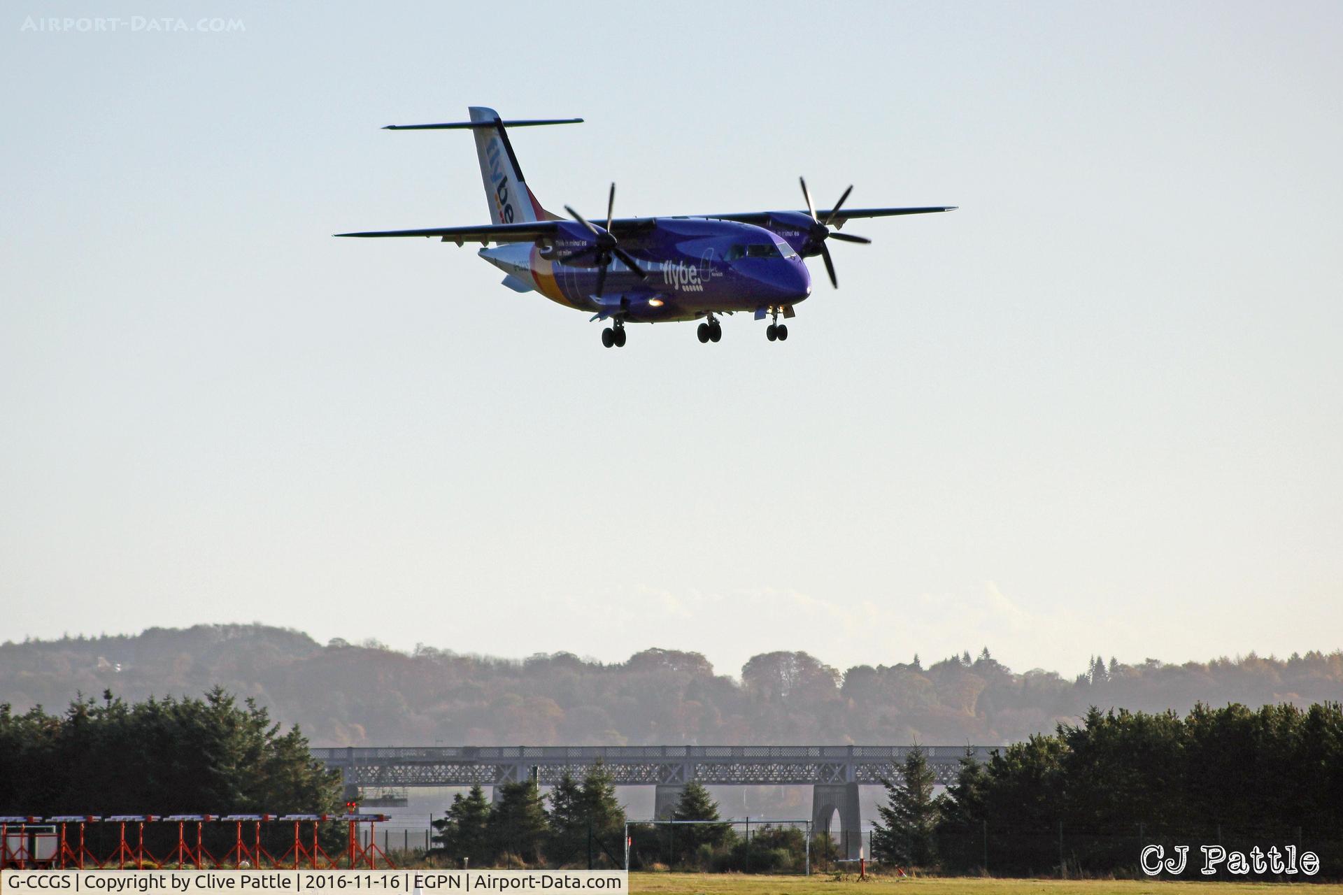 G-CCGS, 1998 Dornier 328-100 C/N 3101, Short Finals to Dundee