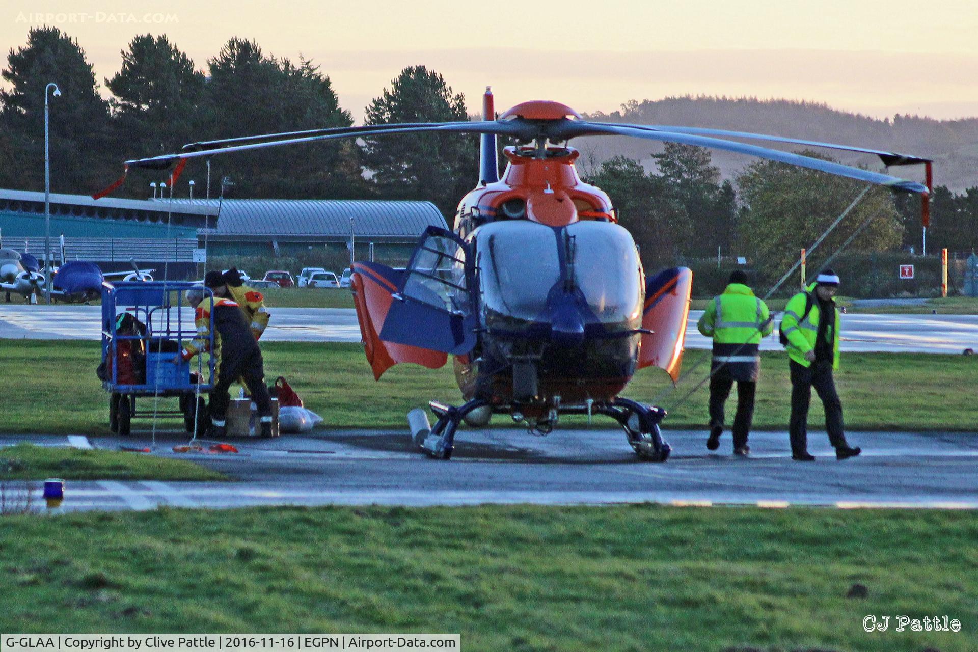 G-GLAA, 2015 Airbus Helicopters EC-135T-2+ C/N 1196, PDG Helicopter activity at Dundee