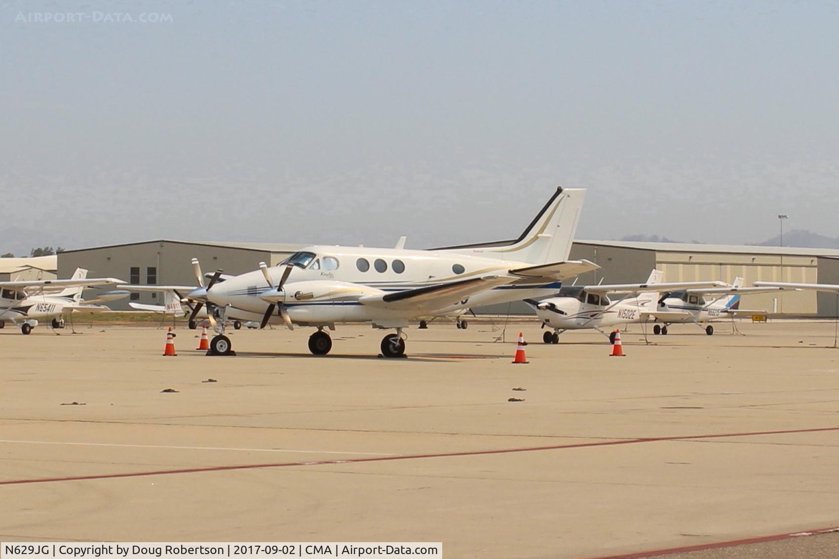 N629JG, Raytheon C90A King Air C/N LJ-1688, Raytheon-Beech C90A KING AIR, 2 P&W PT6A-6 turboprops 525 ESHp each, pressurized cabin