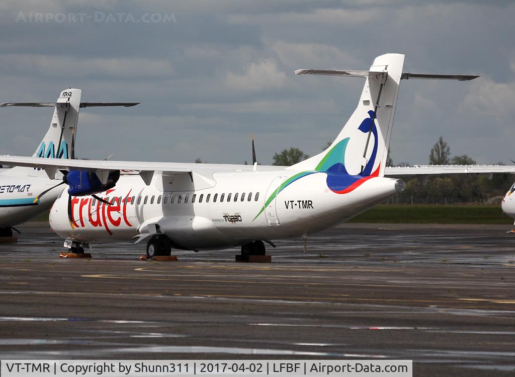 VT-TMR, 2016 ATR 72-600 C/N 1385, Parked at LFBF before delivery...