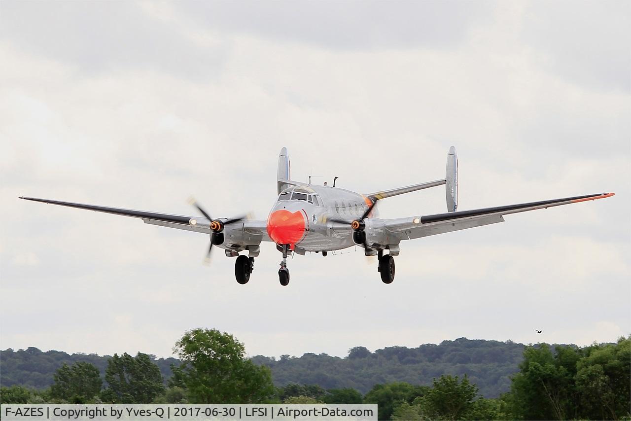 F-AZES, Dassault MD-312 Flamant C/N 226, Dassault MD-312 Flamant, On final rwy 29, St Dizier-Robinson Air Base 113 (LFSI) Open day 2017
