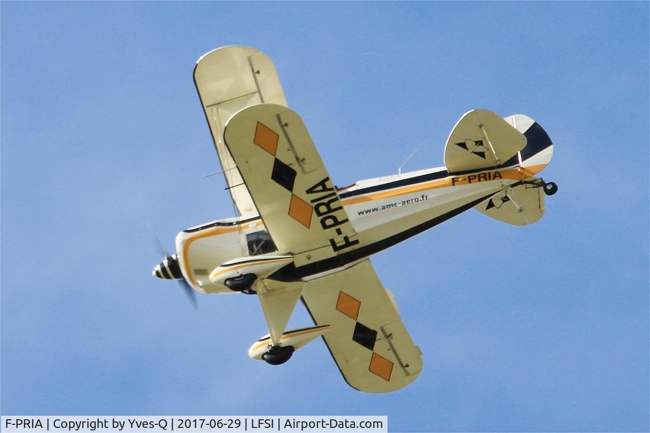 F-PRIA, Pitts S-1D Special C/N 7-0503, Pitts S-1D Special, On display, St Dizier-Robinson Air Base 113 (LFSI) Open day 2017