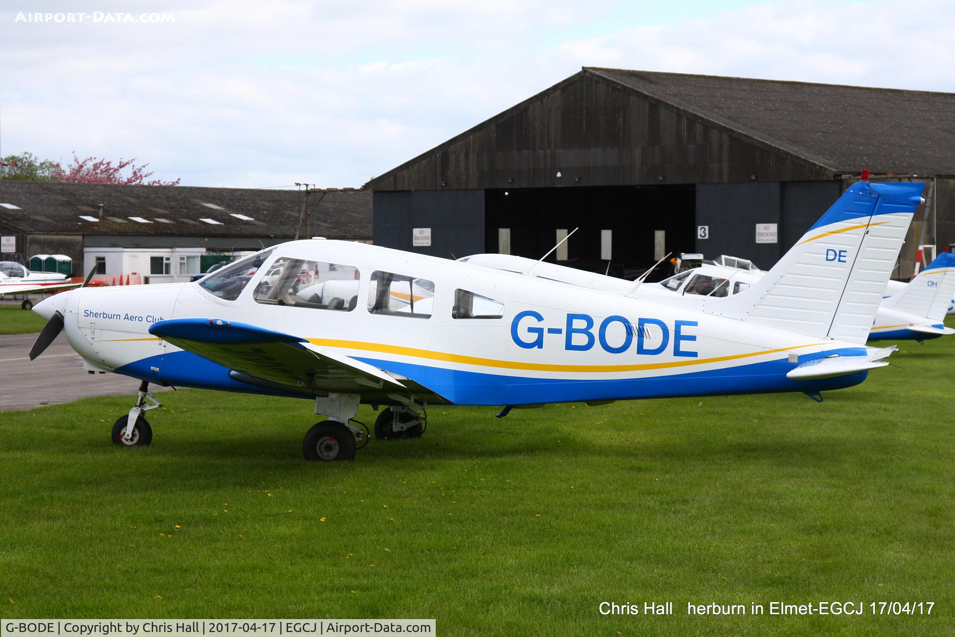 G-BODE, 1988 Piper PA-28-161 Cherokee Warrior II C/N 2816039, at Sherburn in Elmet