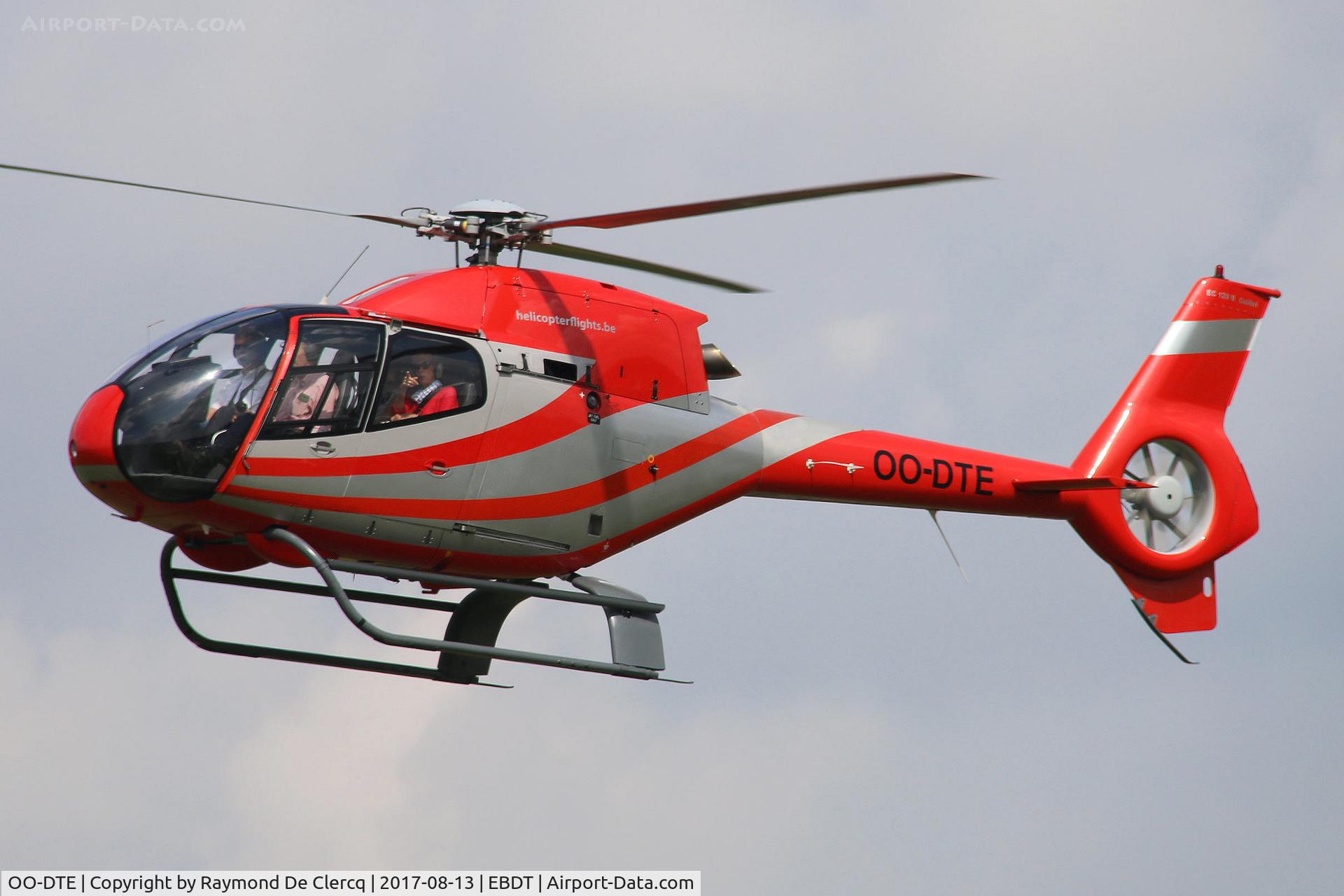 OO-DTE, 2000 Eurocopter EC-120B Colibri C/N 1144, Visitor at Schaffen Fly in.
