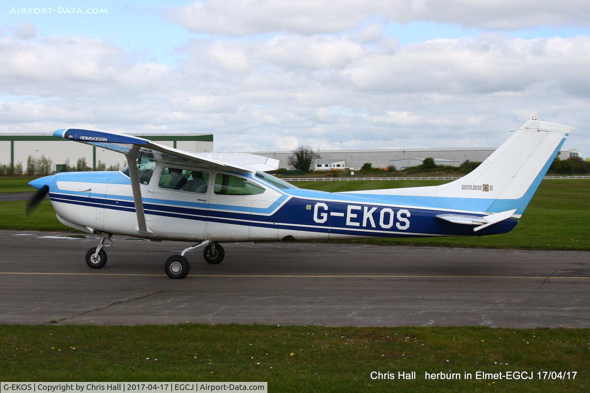 G-EKOS, 1978 Reims FR182 Skylane RG C/N 0017, at Sherburn in Elmet