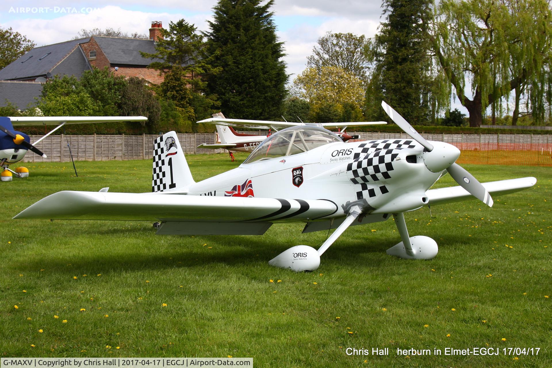 G-MAXV, 2000 Vans RV-4 C/N PFA 181-13266, at Sherburn in Elmet