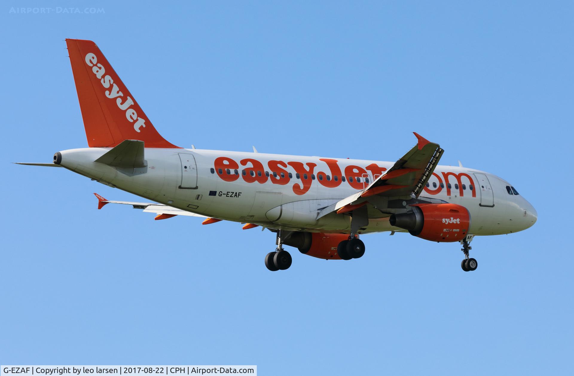 G-EZAF, 2006 Airbus A319-111 C/N 2715, Copenhagen 22.8.2017