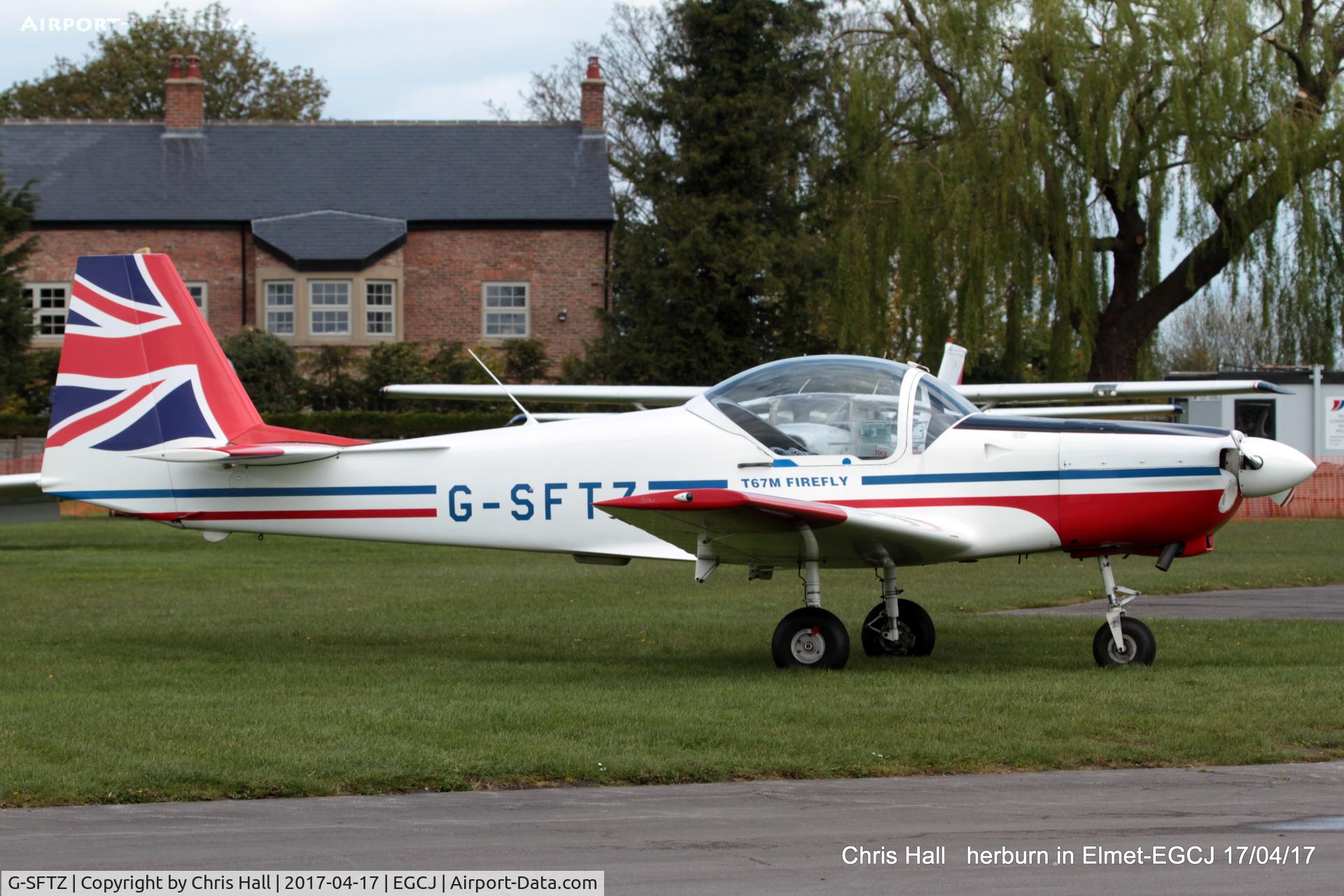G-SFTZ, 1983 Slingsby T-67M Firefly C/N 2000, at Sherburn in Elmet