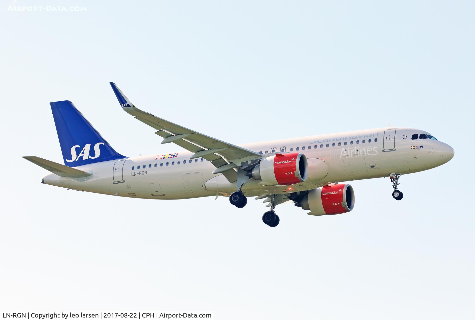 LN-RGN, 2016 Airbus A320-251N C/N 7341, Copenhagen 22.8.2017