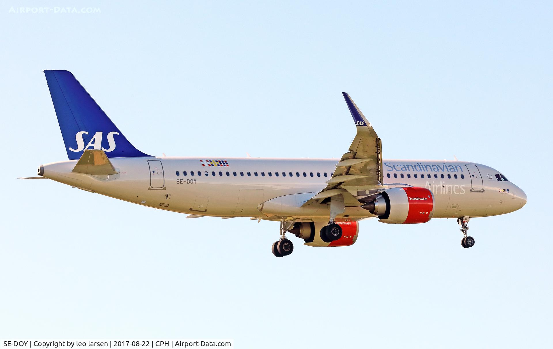 SE-DOY, 2017 Arbus A320-251N C/N 7499, Copenhagen 22.8.2017