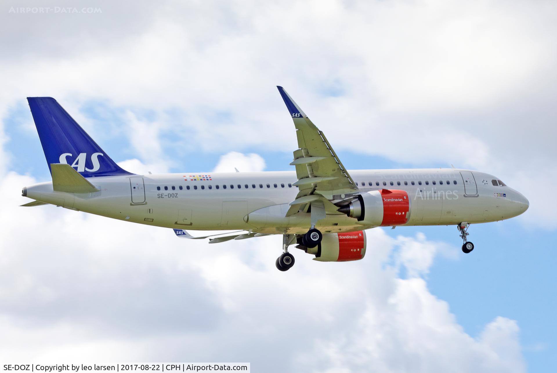 SE-DOZ, 2017 Airbus A320-251N C/N 7565, Copenhagen 22.8.2017