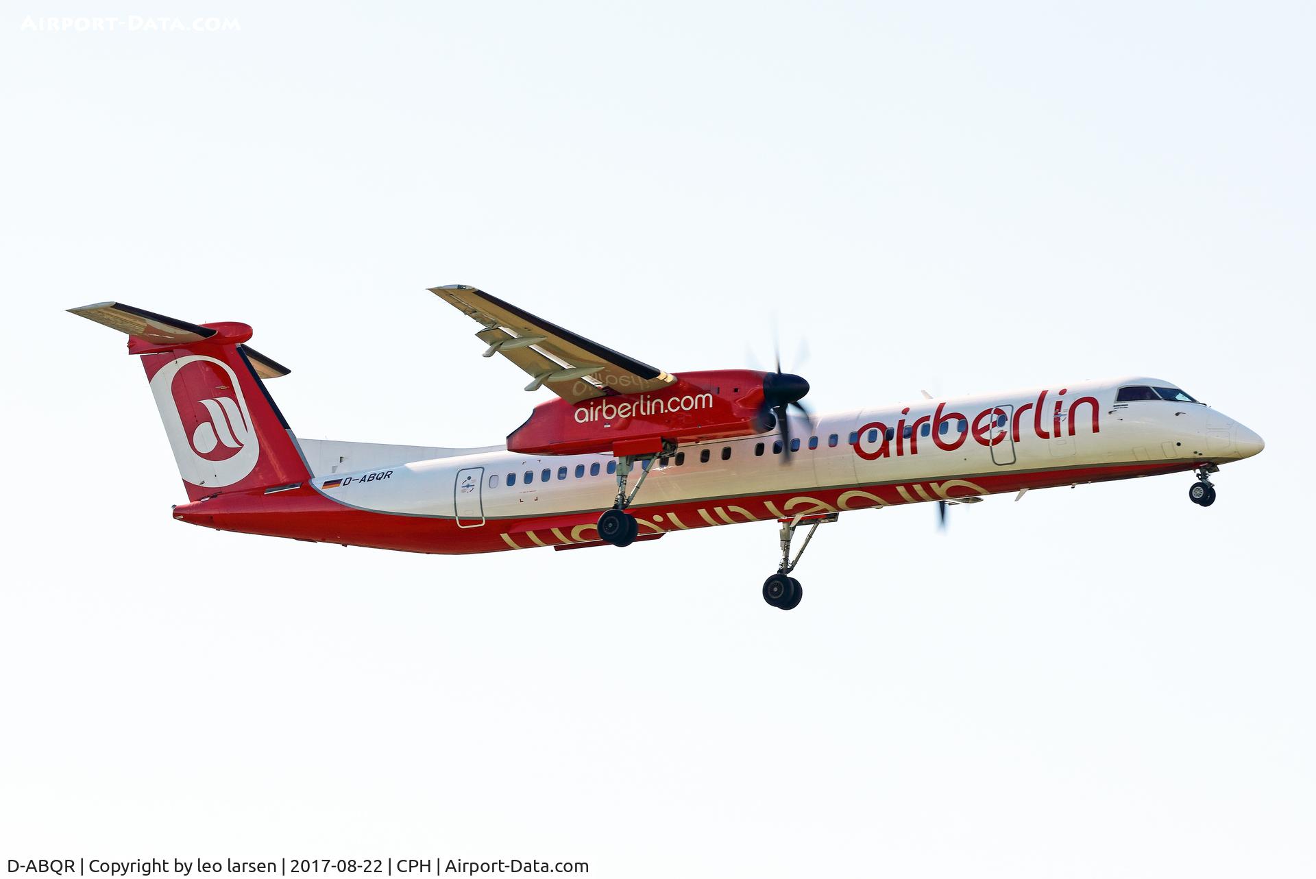 D-ABQR, 2016 De Havilland Canada DHC-8-402 Dash 8 Dash 8 C/N 4538, Copenhagen 22.8.2017