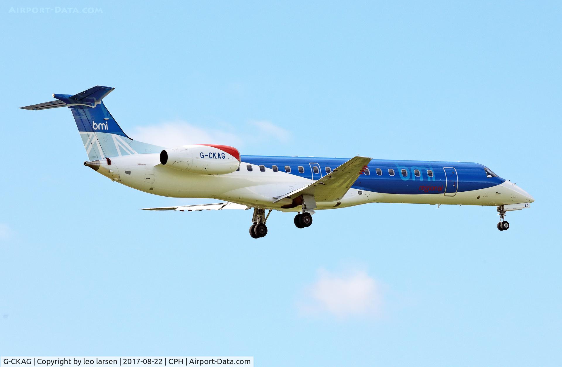 G-CKAG, 1999 Embraer ERJ-145EP (EMB-145EP) C/N 145118, Copenhagen 22.8.2017