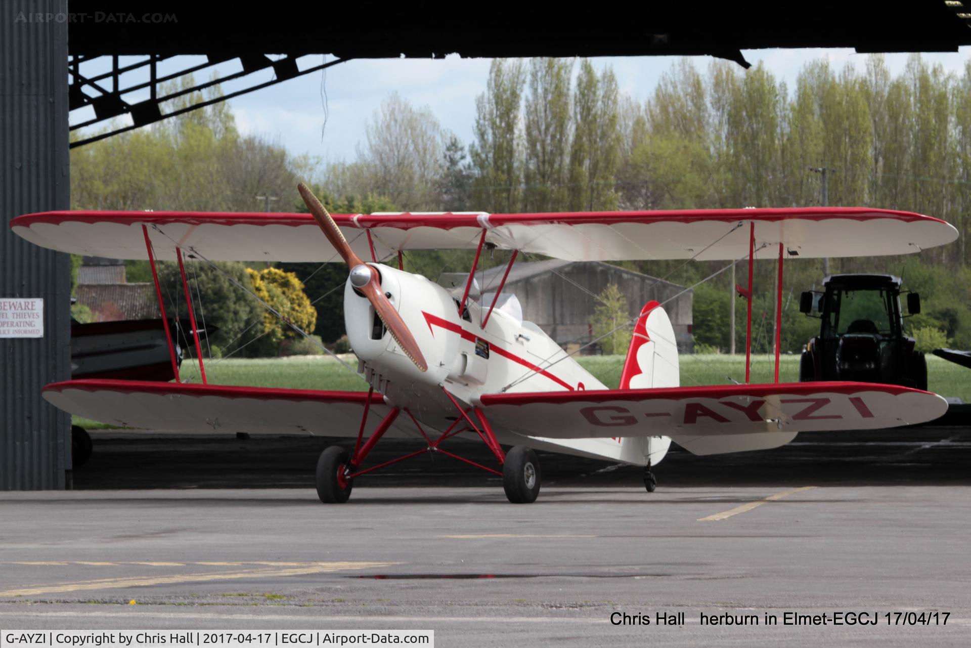 G-AYZI, 1951 Stampe-Vertongen SV-4C C/N 15, at Sherburn in Elmet