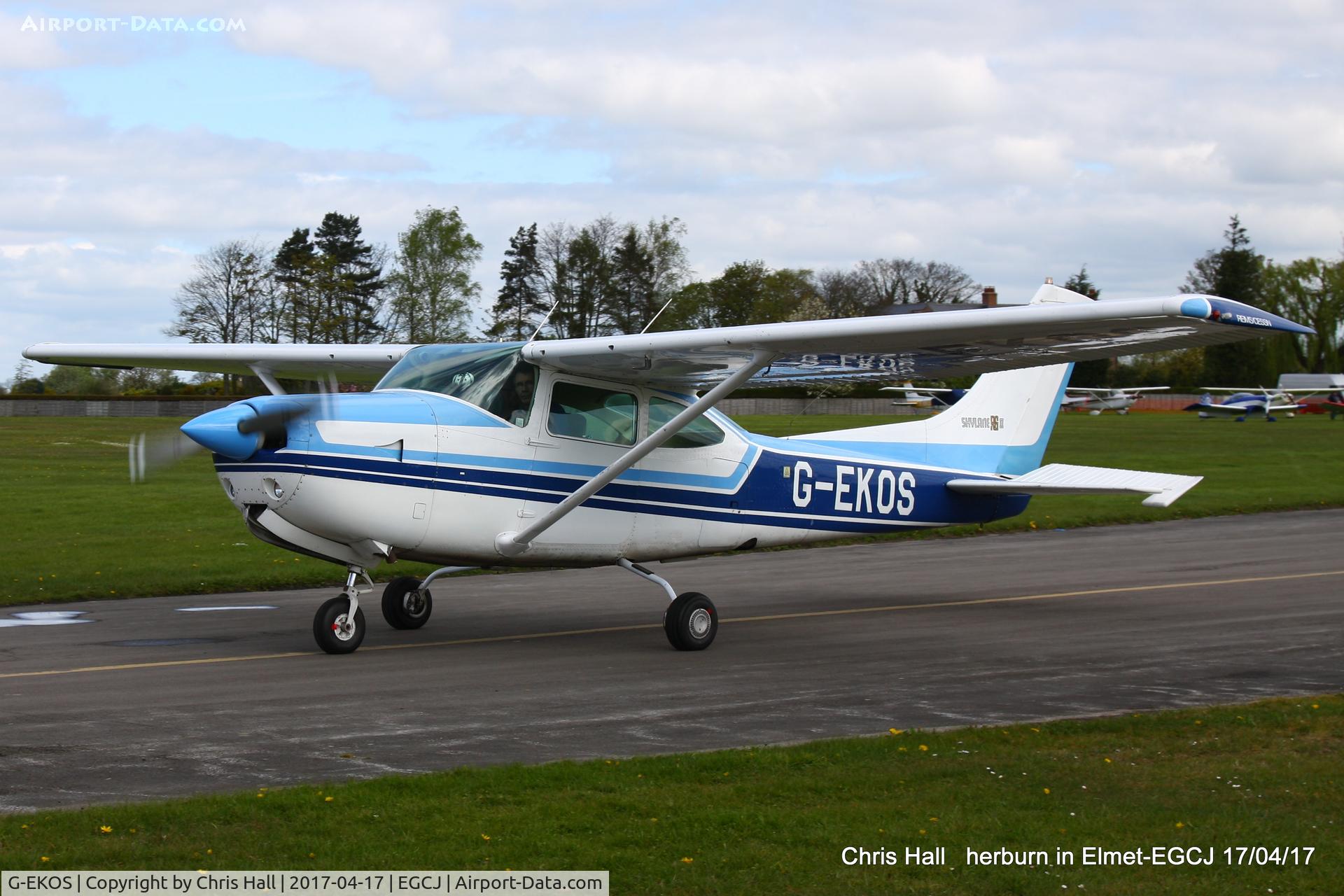 G-EKOS, 1978 Reims FR182 Skylane RG C/N 0017, at Sherburn in Elmet