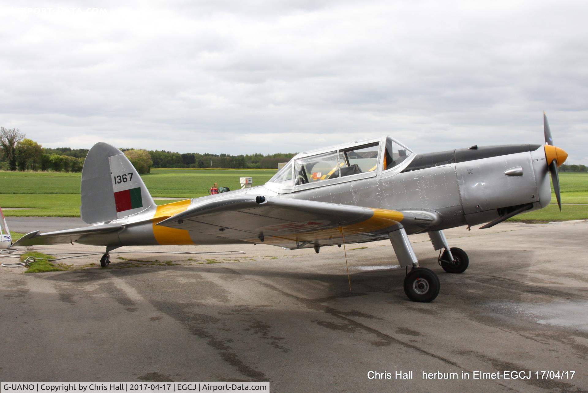 G-UANO, 1959 OGMA DHC-1 Chipmunk T.20 C/N OGMA-57, at Sherburn in Elmet