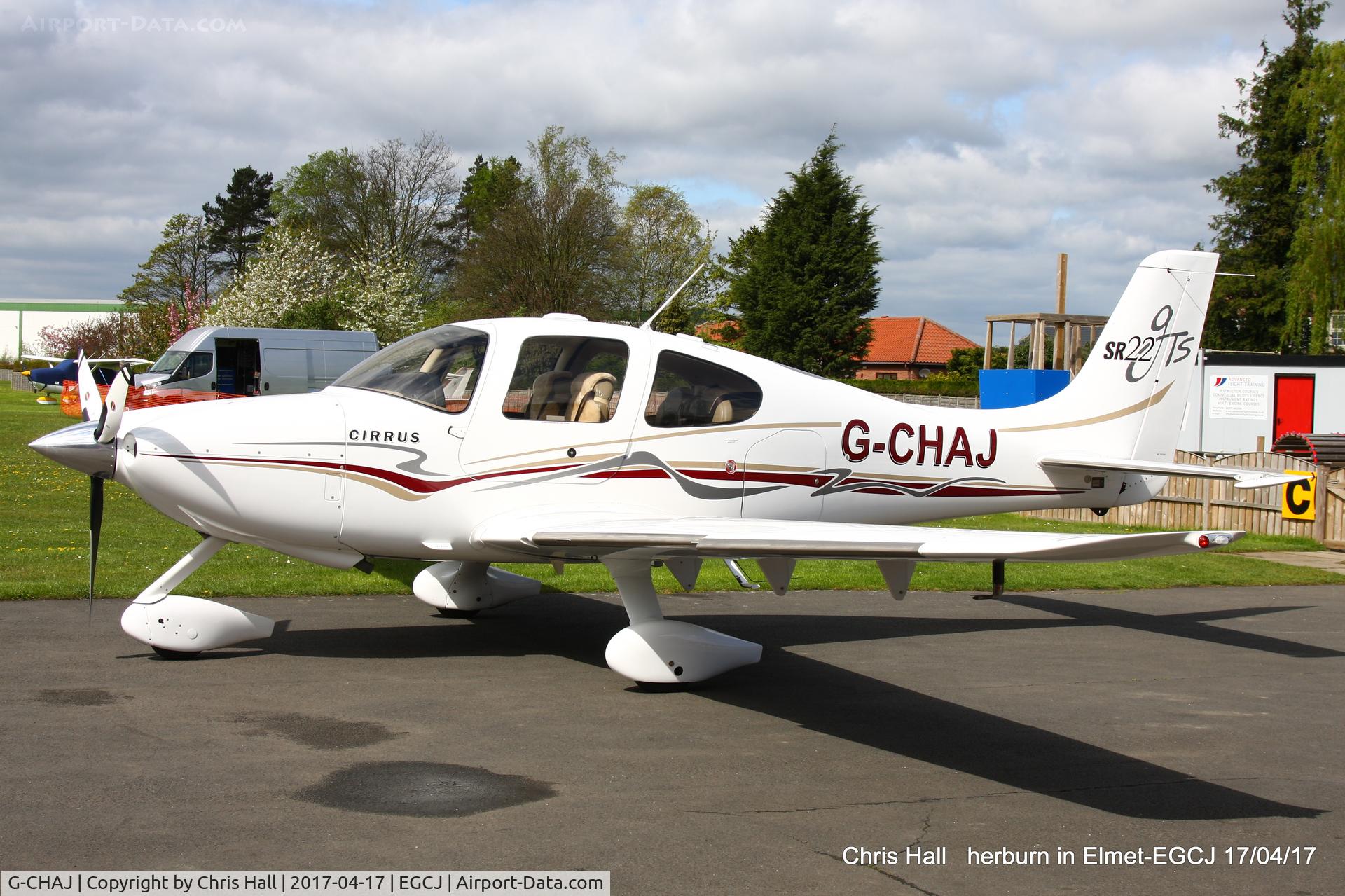 G-CHAJ, 2004 Cirrus SR22 GTS C/N 1057, at Sherburn in Elmet