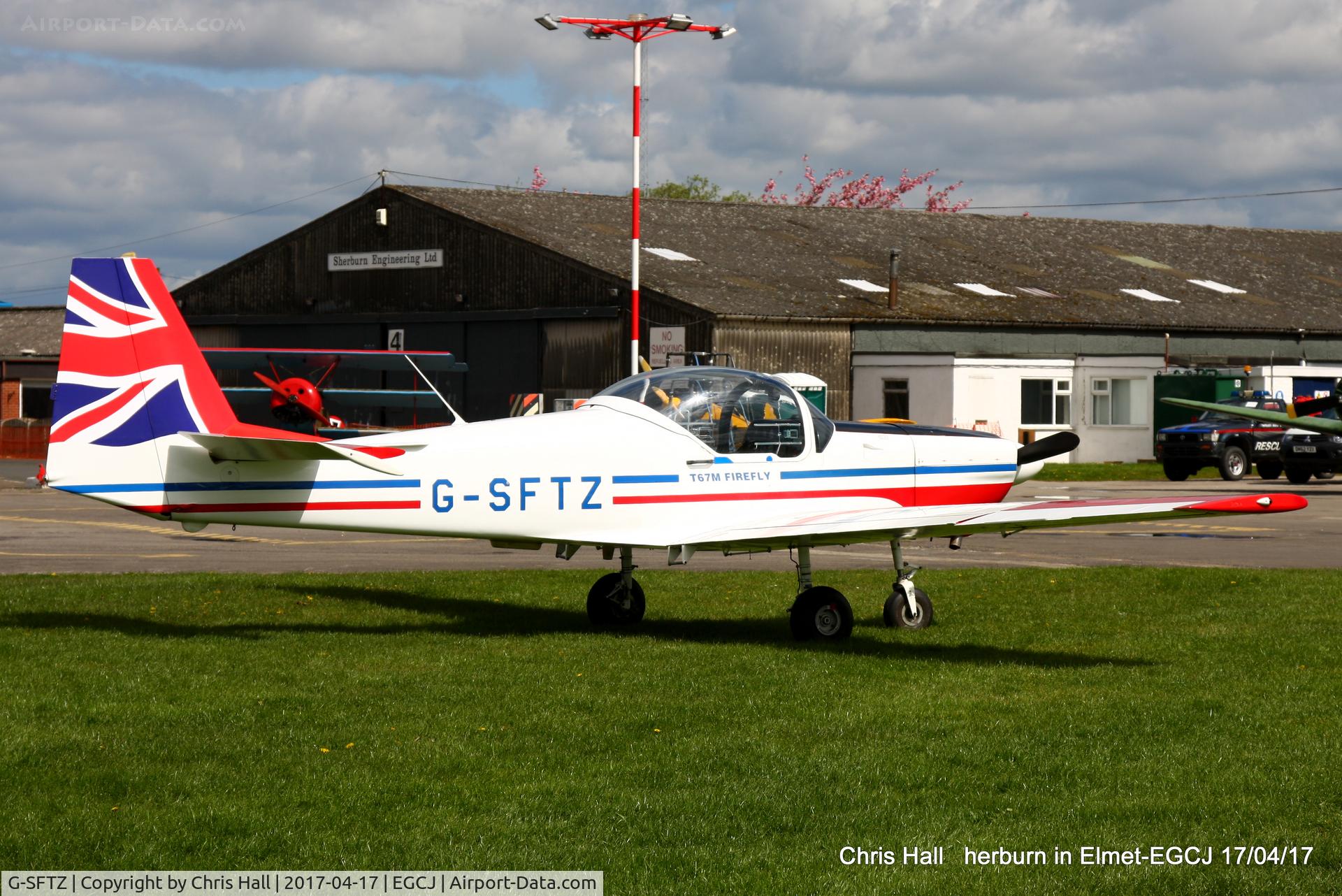 G-SFTZ, 1983 Slingsby T-67M Firefly C/N 2000, at Sherburn in Elmet