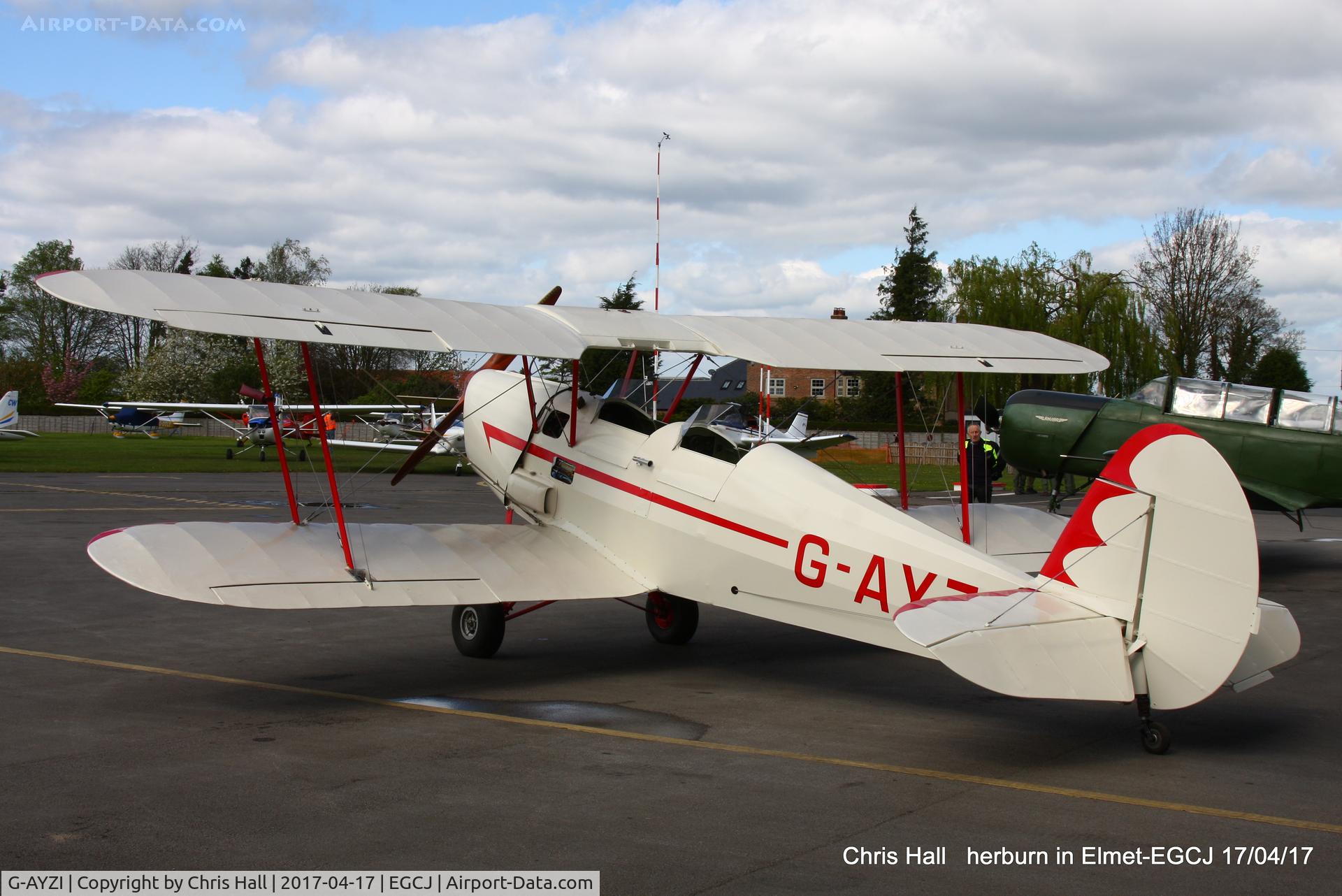 G-AYZI, 1951 Stampe-Vertongen SV-4C C/N 15, at Sherburn in Elmet