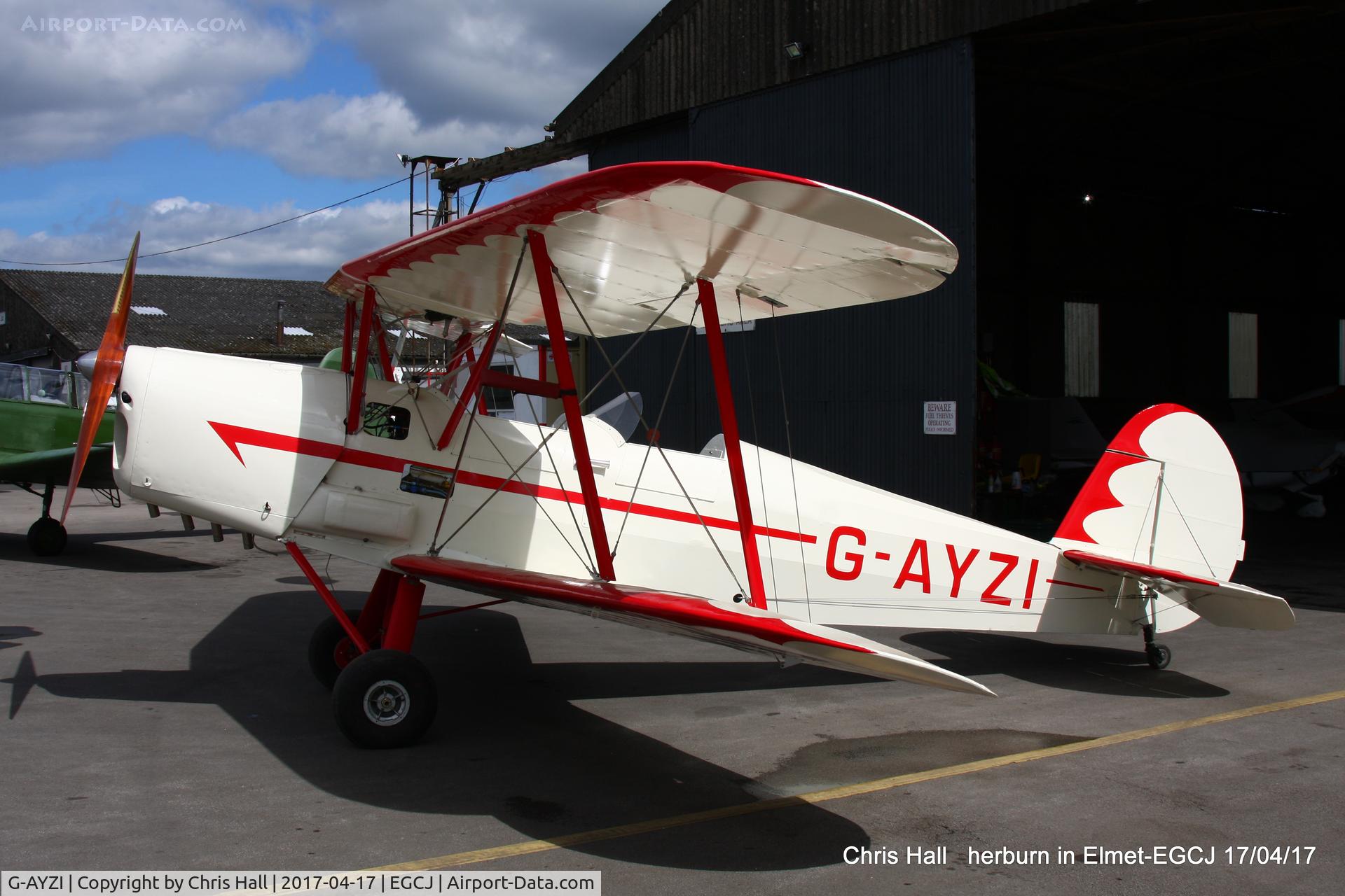 G-AYZI, 1951 Stampe-Vertongen SV-4C C/N 15, at Sherburn in Elmet