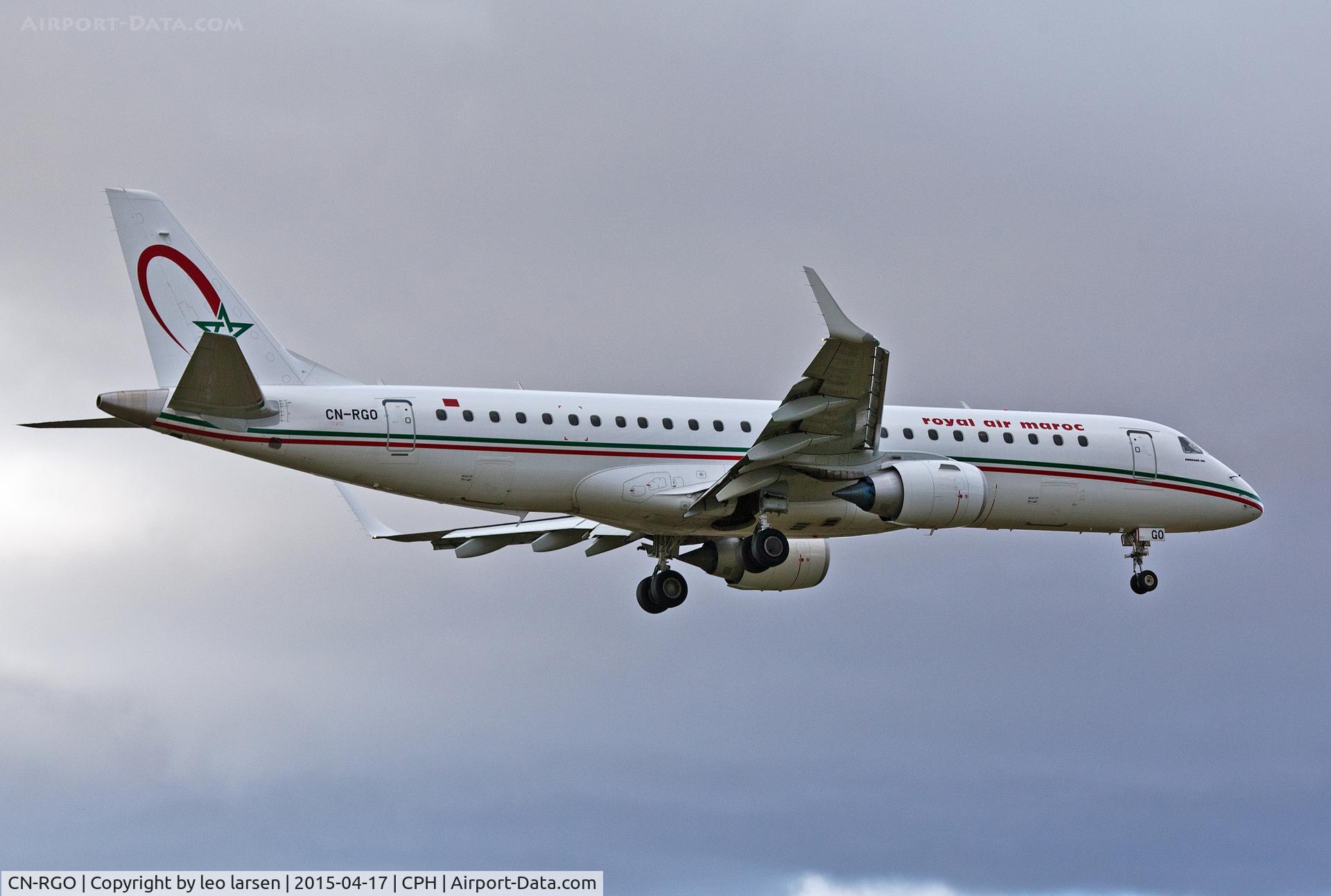 CN-RGO, 2014 Embraer 190AR (ERJ-190-100IGW) C/N 19000680, Copenhagen 17.4.2015