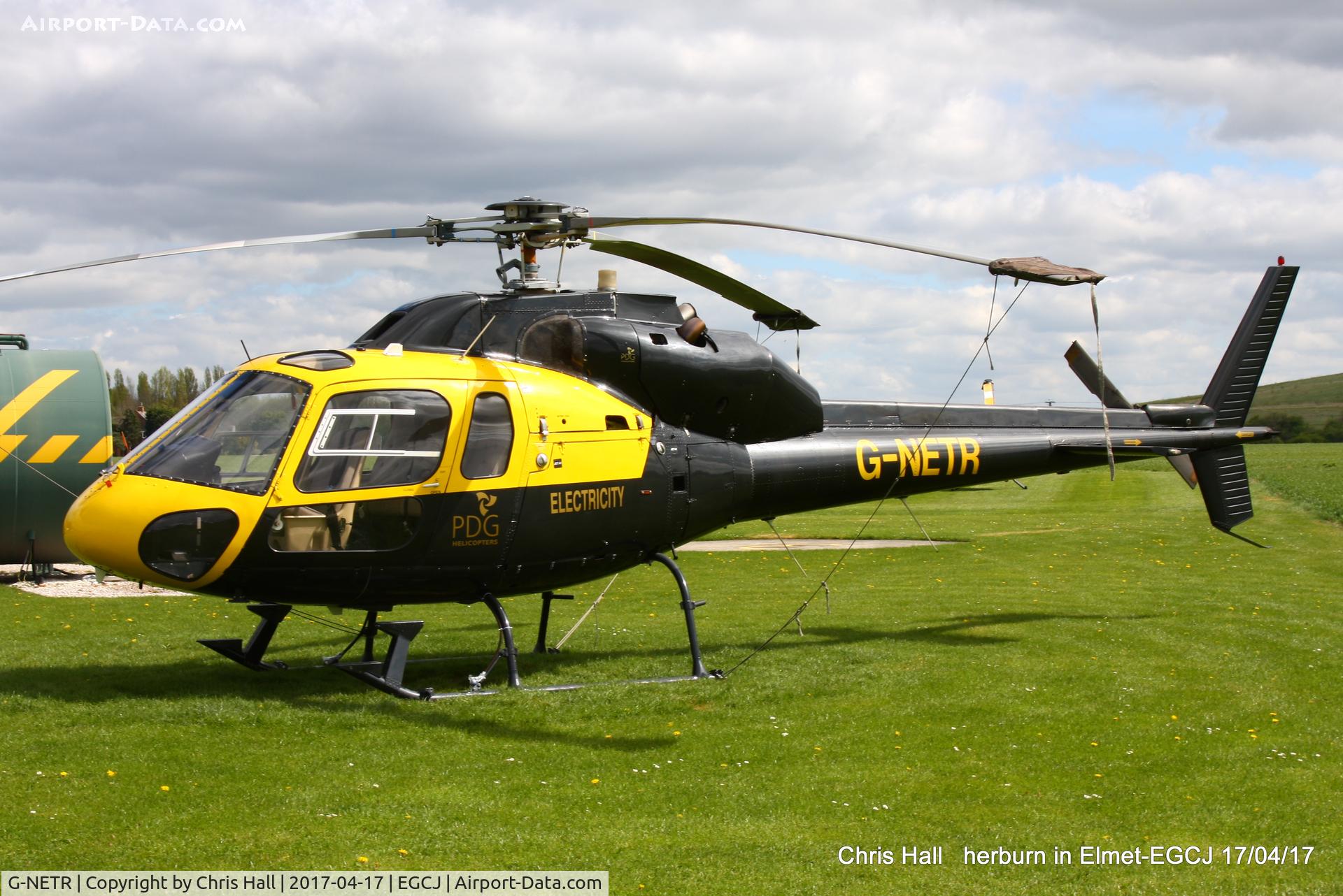 G-NETR, 1982 Aerospatiale AS-355F-1 Ecureuil 2 C/N 5164, at Sherburn in Elmet