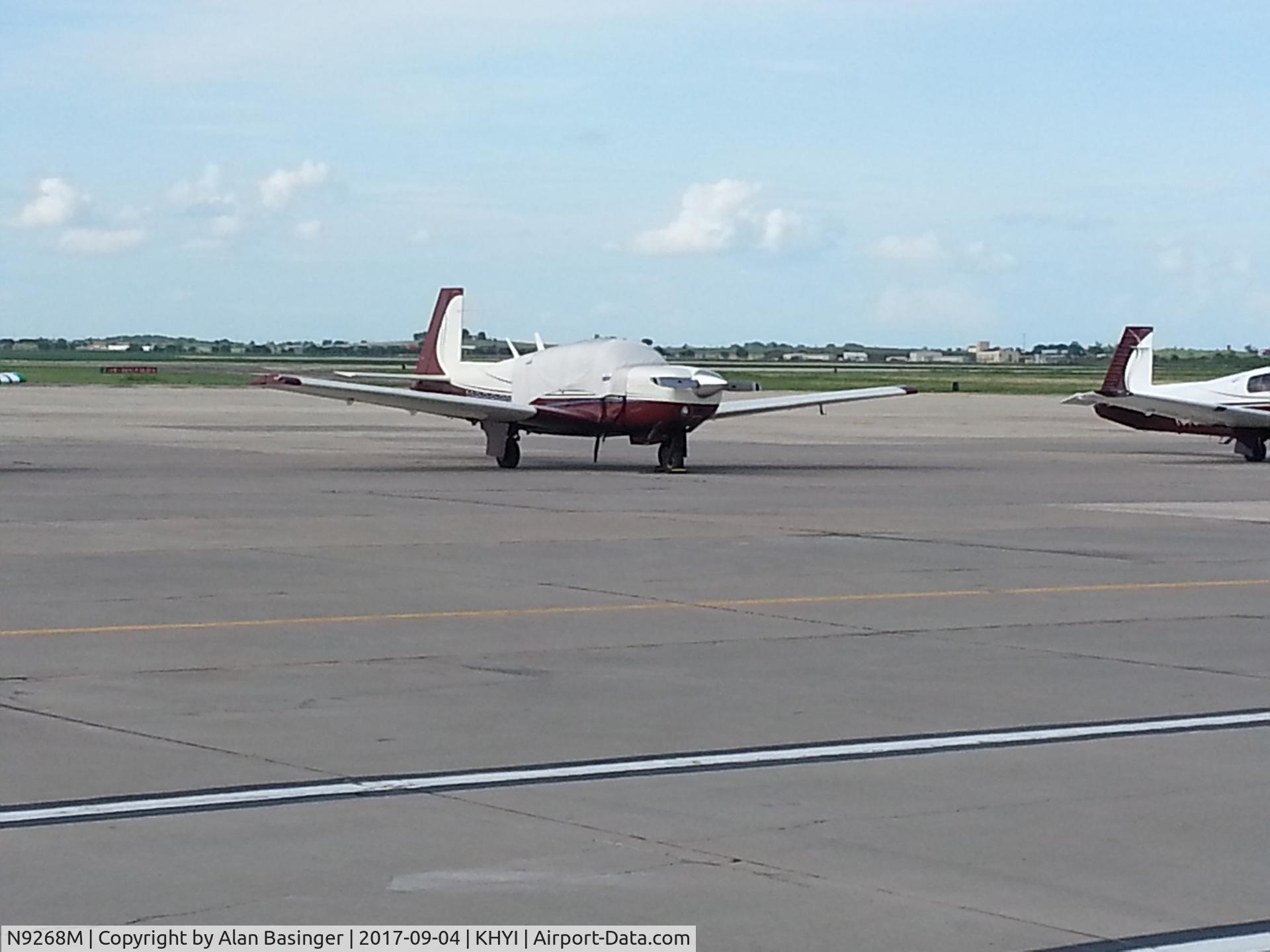N9268M, 1966 Mooney M20F Executive C/N 670037, plane prior to being sold at KHYI, new paint is about to happen!!