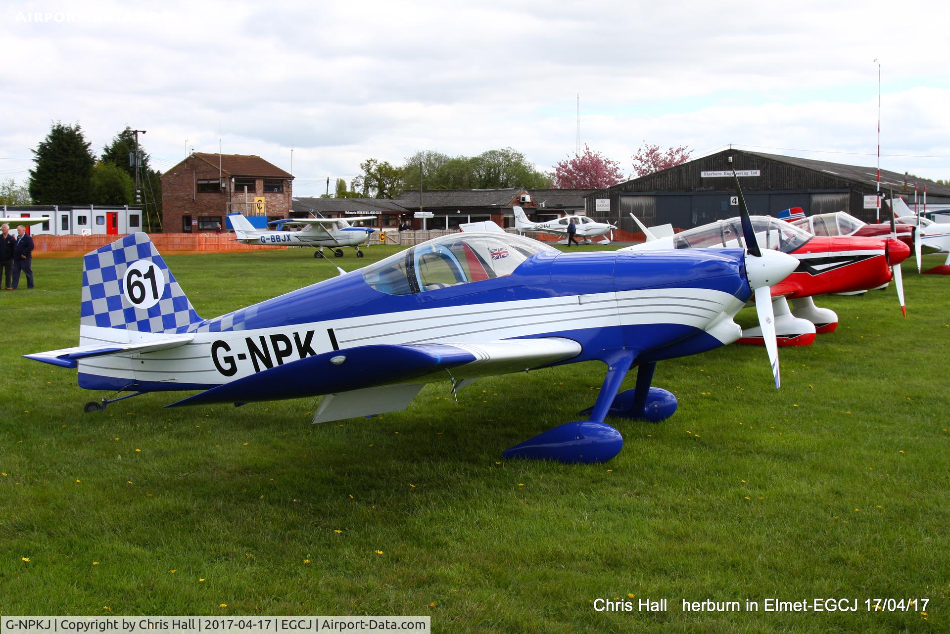 G-NPKJ, 1998 Vans RV-6 C/N PFA 181-13138, at Sherburn in Elmet