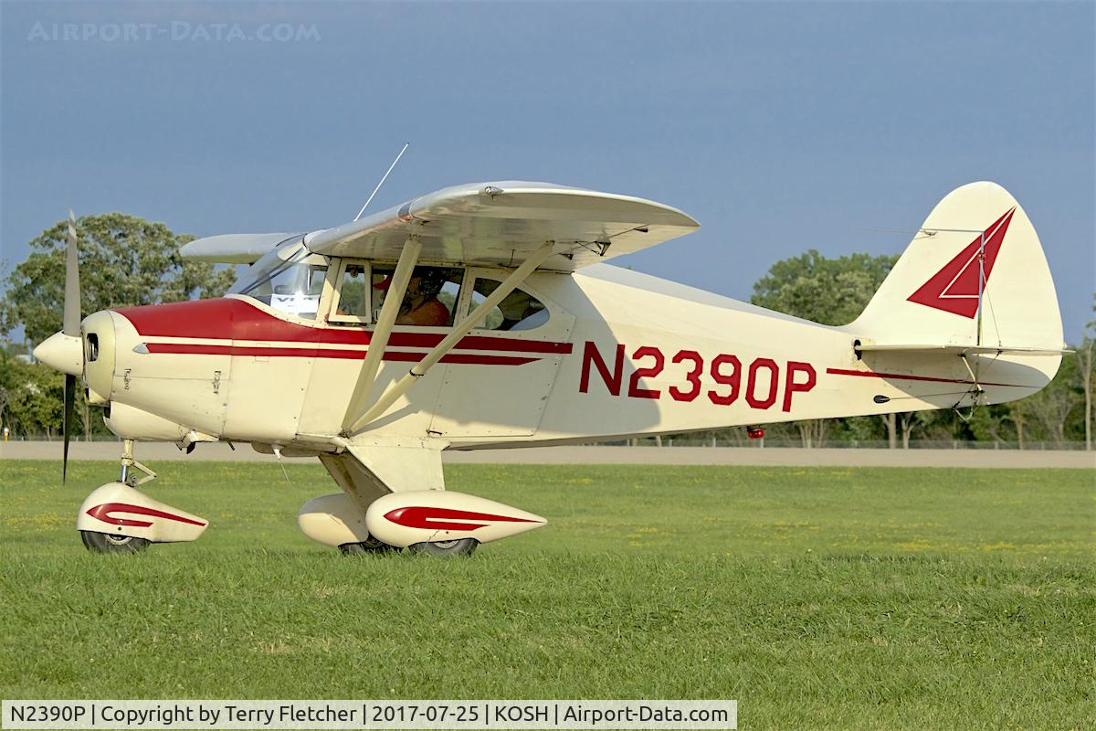 N2390P, 1955 Piper PA-22-150 Tri-Pacer C/N 22-2781, At 2017 EAA AirVenture at Oshkosh