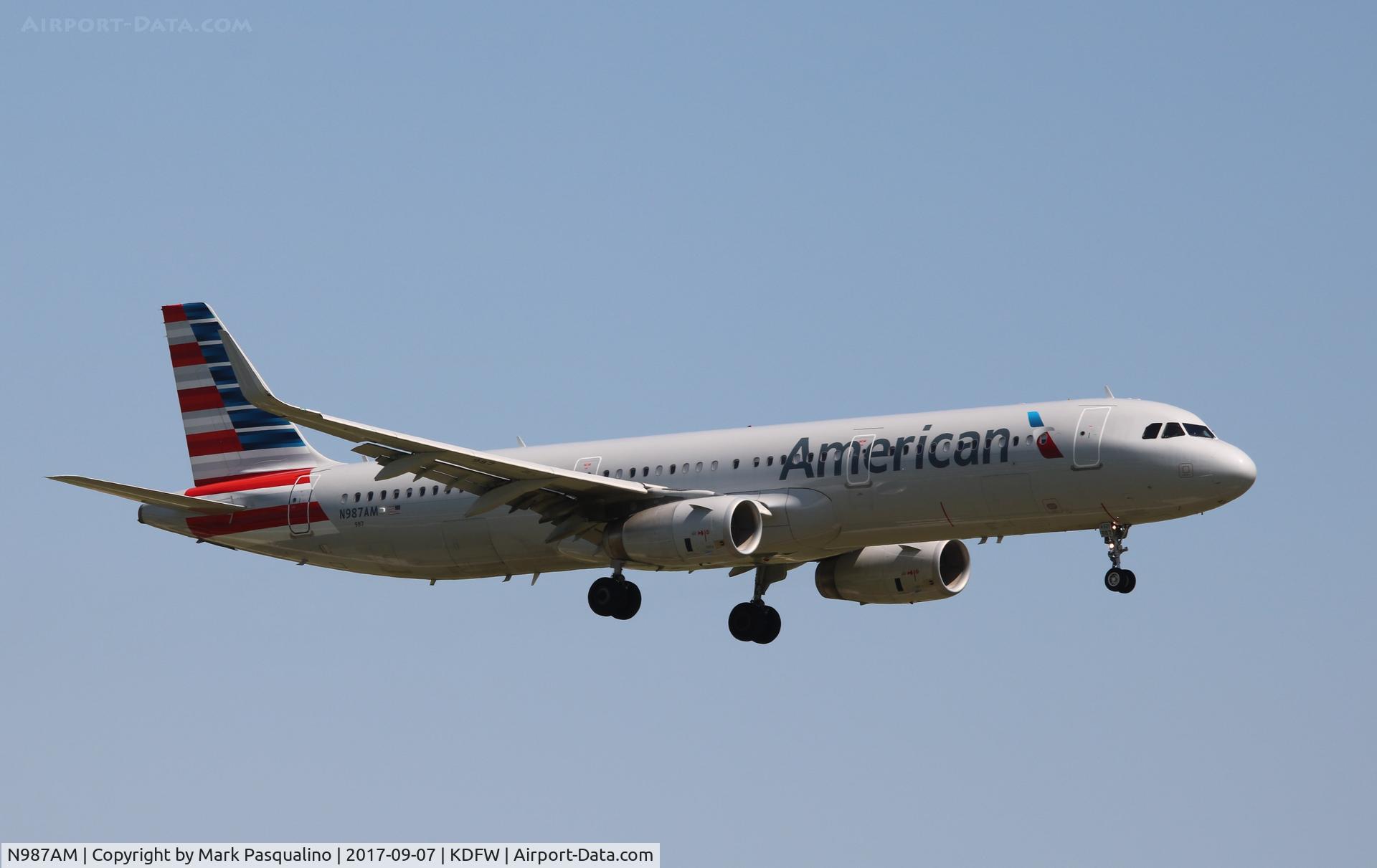 N987AM, 2016 Airbus A321-231 C/N 7079, Airbus A321