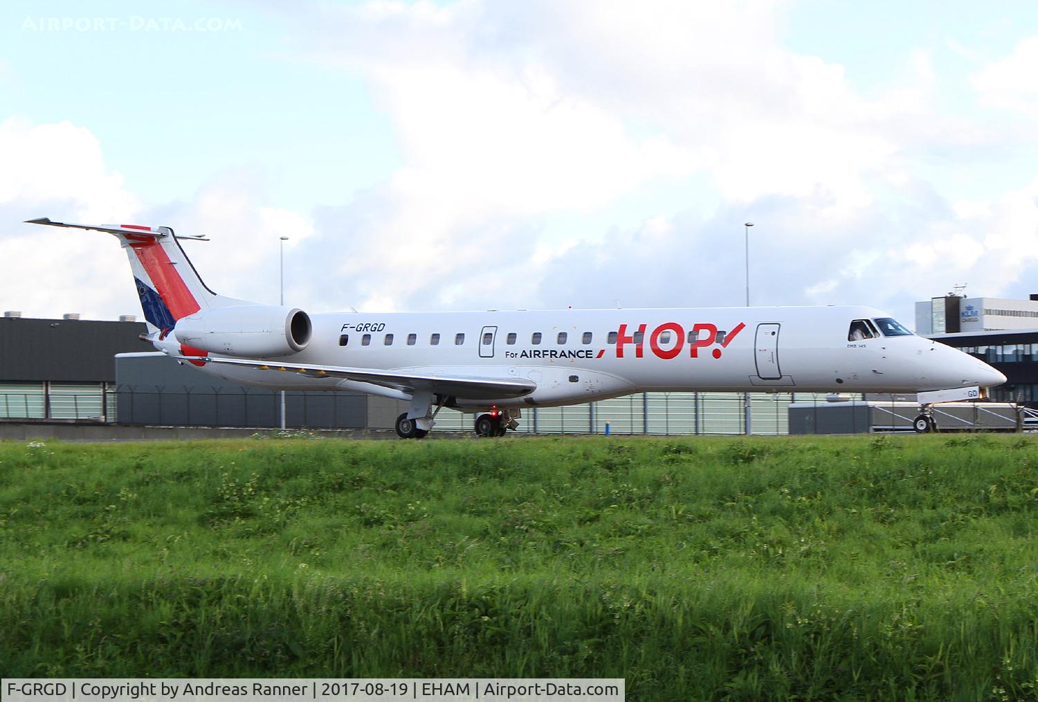 F-GRGD, 1998 Embraer EMB-145EU (ERJ-145EU) C/N 145043, HOP! ERJ-145