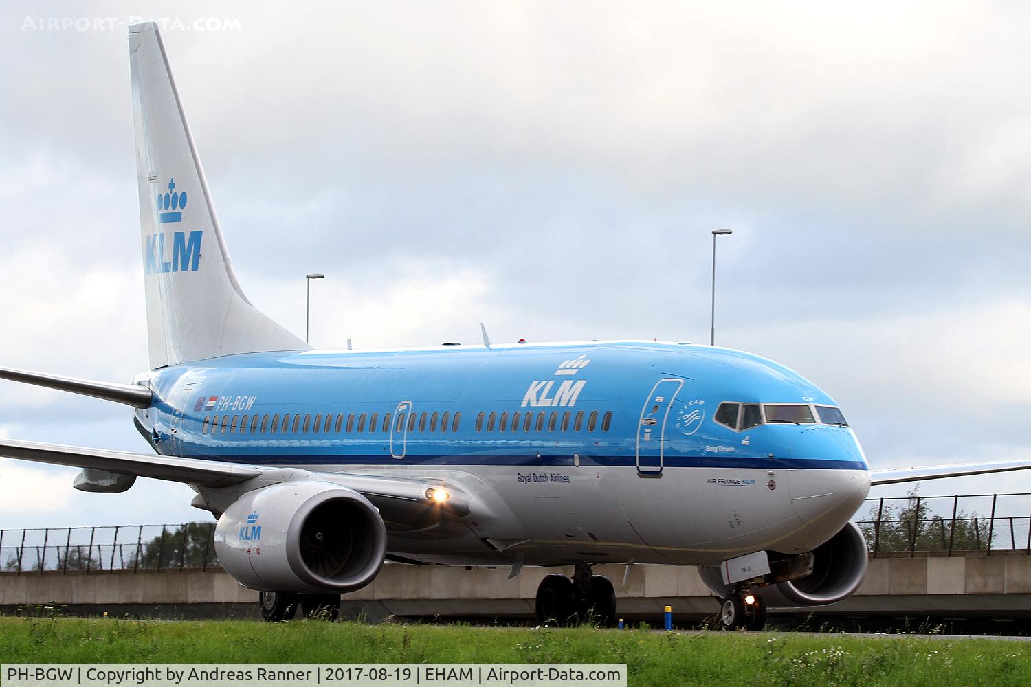PH-BGW, 2011 Boeing 737-7K2 C/N 38128, KLM Boeing 737